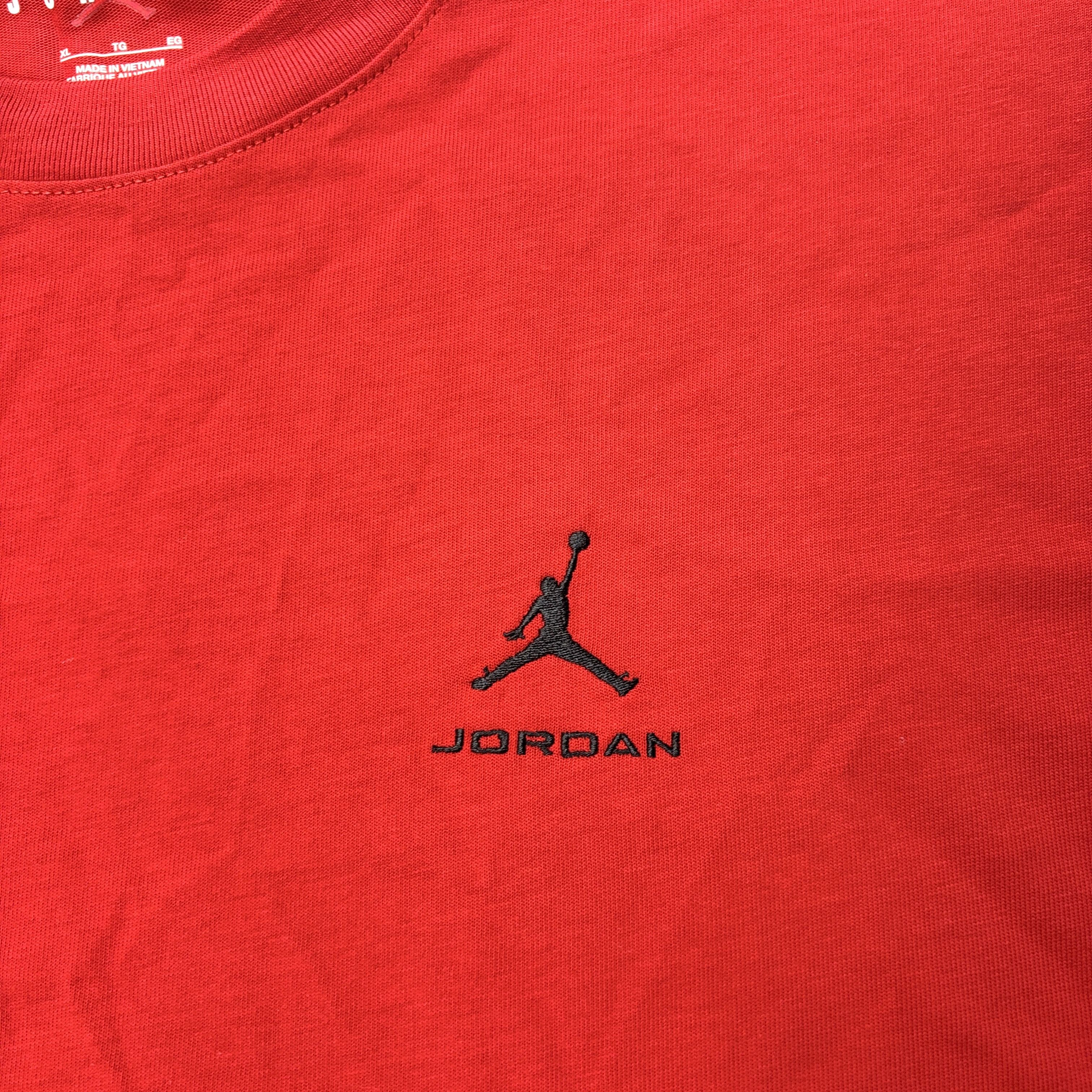 Jordan Brand Jordan Mens Oversized 23 Black Cat Shirt Red Sz XL NWT Size US XL / EU 56 / 4 - 3 Thumbnail