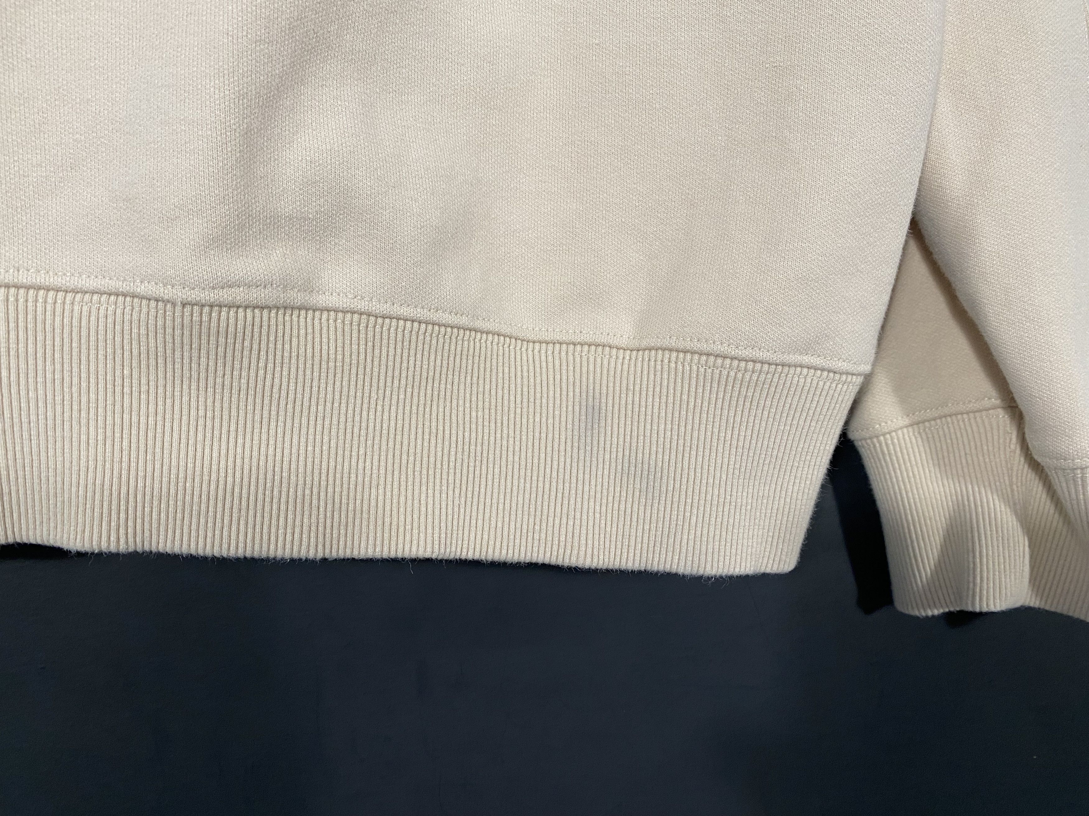 Ader Error Ader Error Felt Logo FW2020 Pullover Hoodie Ivory Size US S / EU 44-46 / 1 - 9 Thumbnail