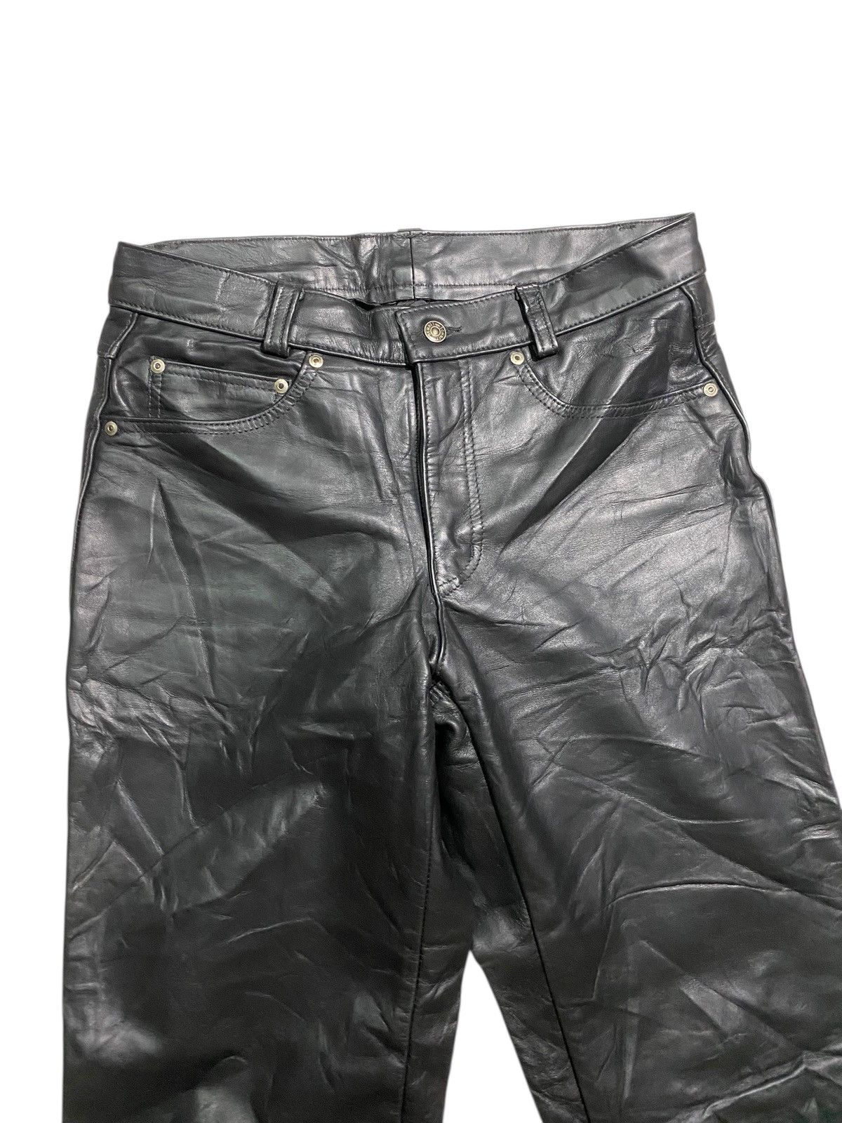 Schott Vintage Schott Leather Pants Size US 34 / EU 50 - 5 Thumbnail