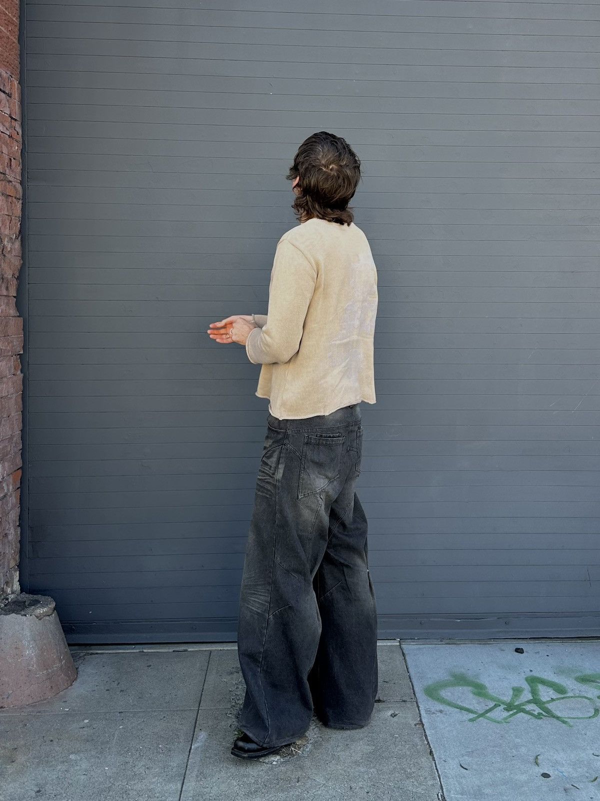 No Faith Studios No Faith Studios Dune Baggy Denim | Grailed