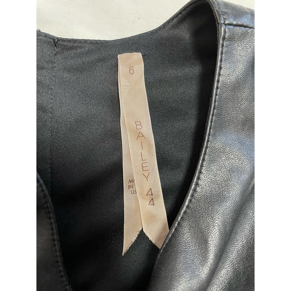 Bailey 44 Bailey 44 Eco Leather Not in the Dark Black Dress Size 6 Size M / US 6-8 / IT 42-44 - 8 Thumbnail