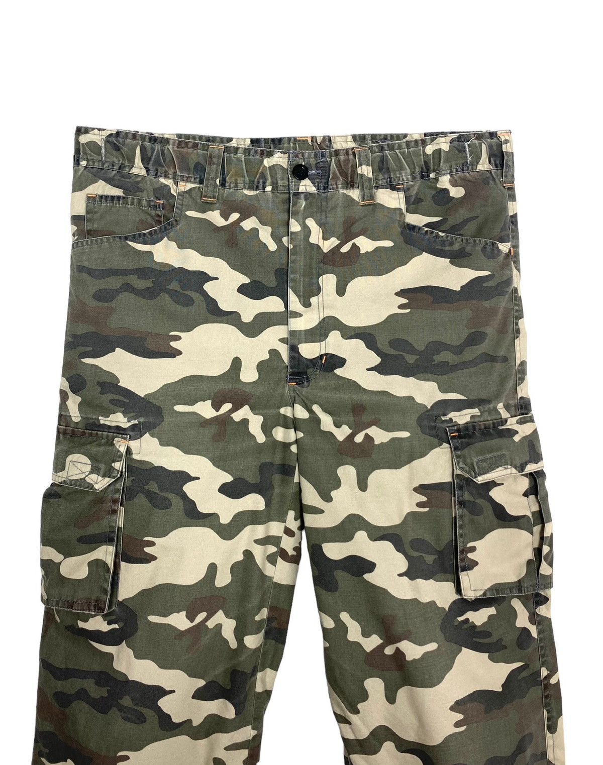 Vintage Rare‼️ Vintage Cargo Camouflage Trousers Size US 37 - 4 Thumbnail