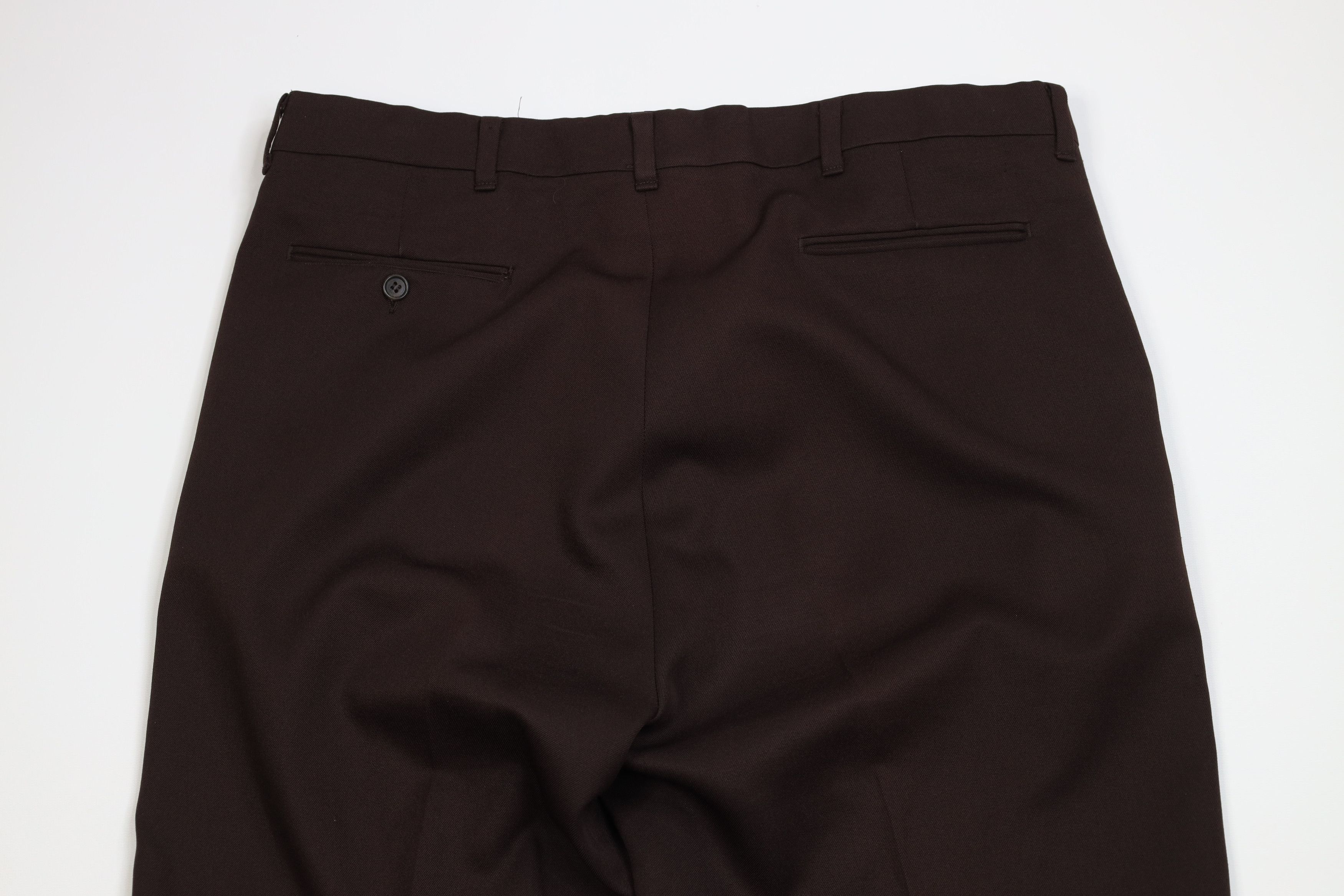 Vintage Vintage 70 Streetwear Flared Wide Leg Chino Pants Brown USA Size US 36 / EU 52 - 11 Thumbnail