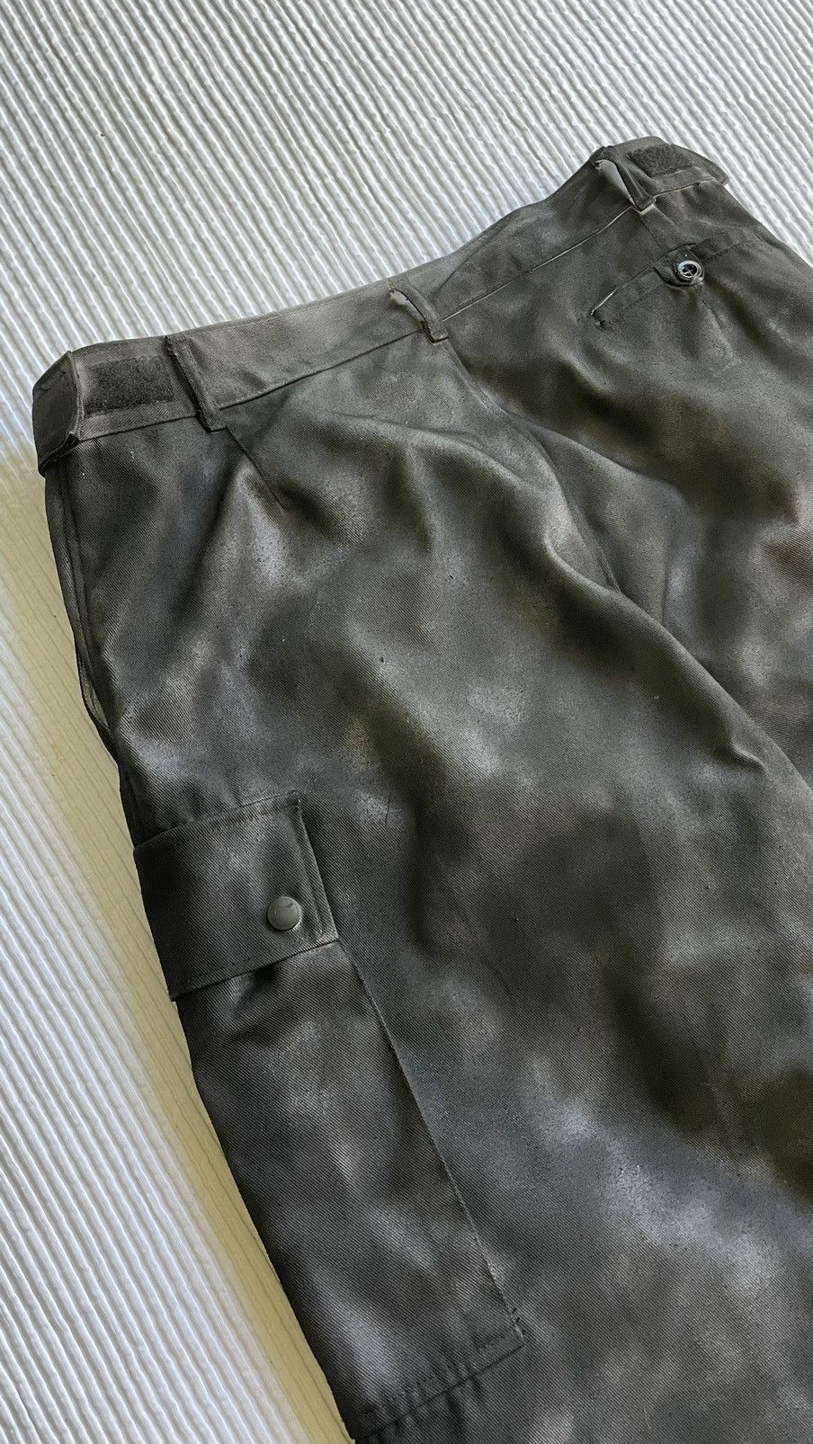 Handmade Painted Black Camo Pants Size US 34 / EU 50 - 11 Thumbnail