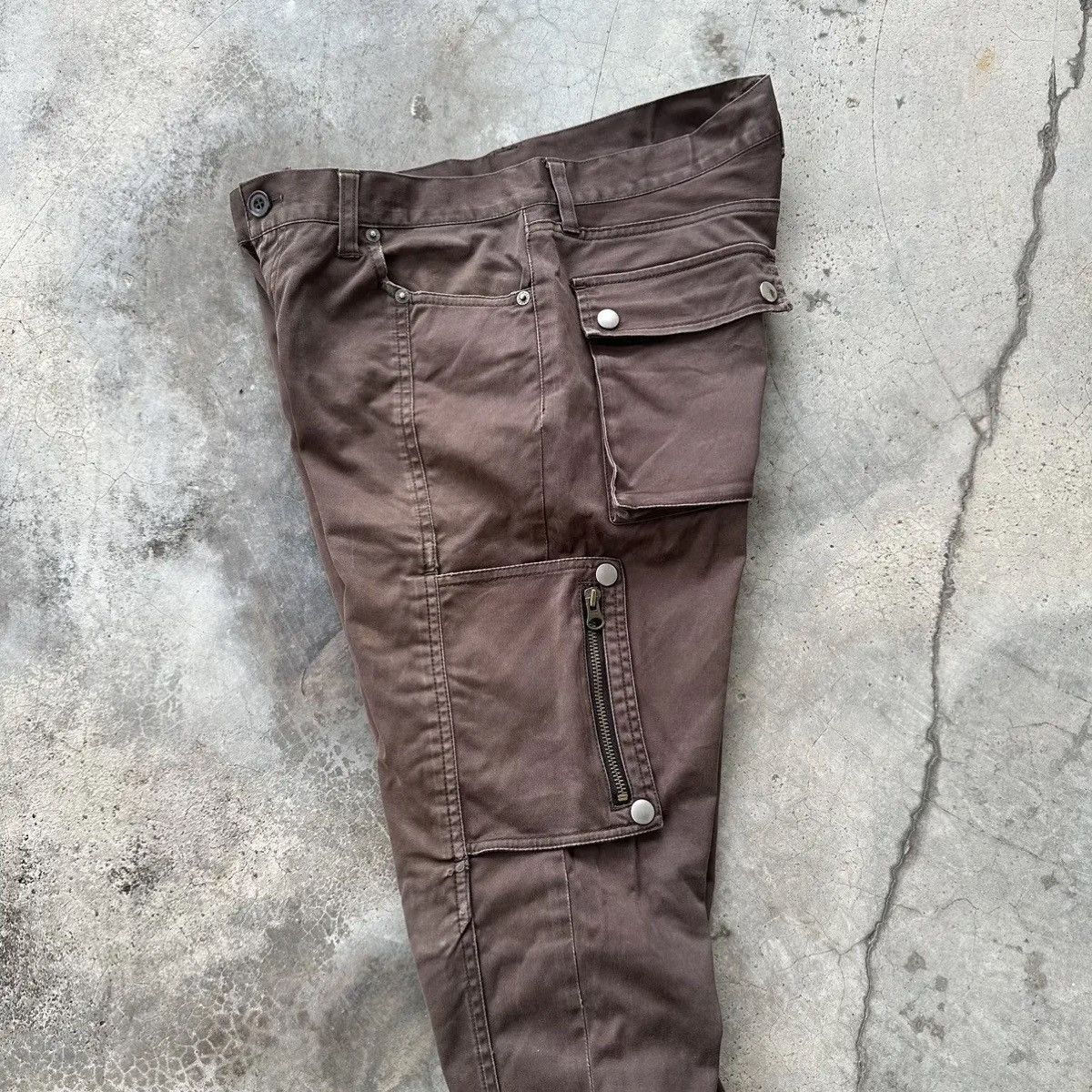 PPFM STEALS💥Vtg PPFM Utility Multipocket Faded Double Bones Pant Size US 31 - 13 Thumbnail