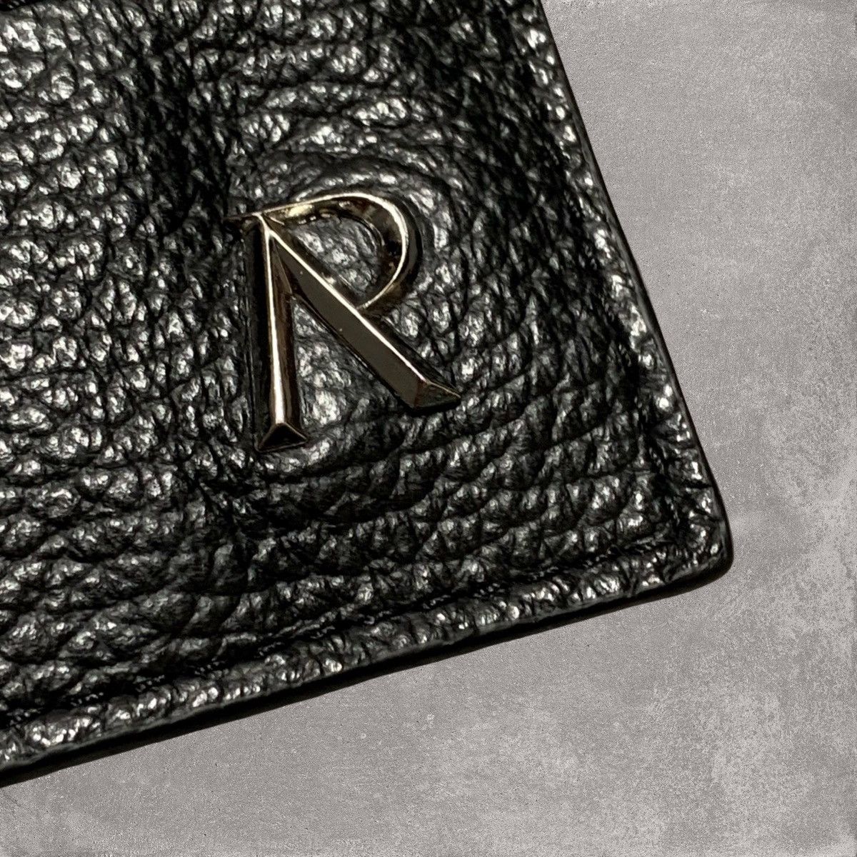 Represent Clo. Represent Cardholder Initial Black Leather Size ONE SIZE - 3 Thumbnail