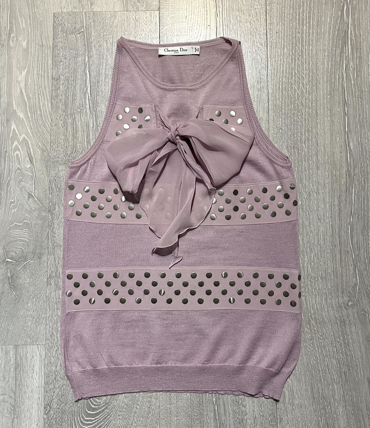 Christian Dior Monsieur Sleeveless sweater wool and silk size Dior size M Size M / US 6-8 / IT 42-44 - 4 Thumbnail