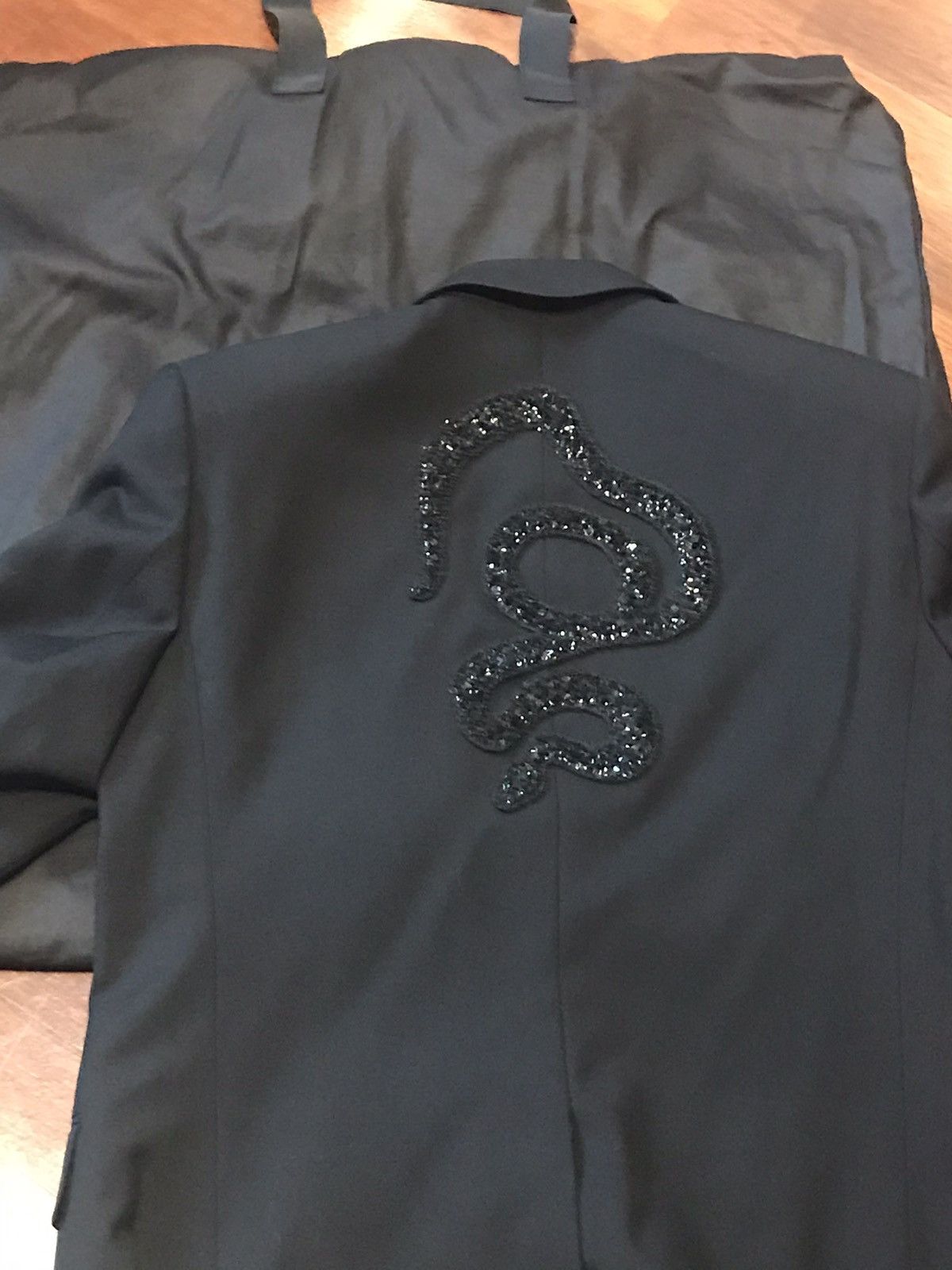 Saint Laurent Paris Hedi Slimane Saint Laurent jacket Swarovski Crystal new Size 48R - 10 Thumbnail