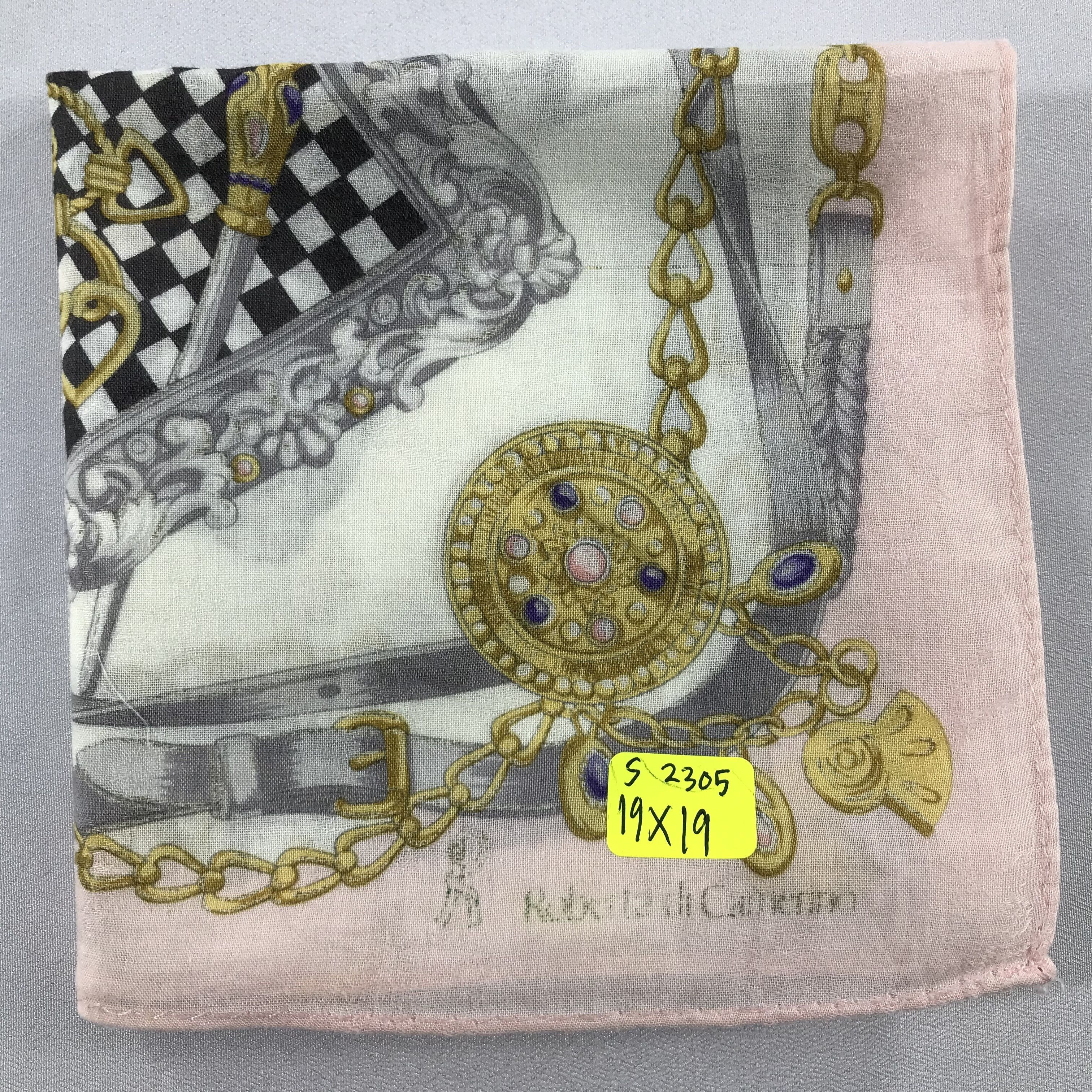 Roberta di Camerino × Vintage Roberta Di Camerino Bandana /Handkerchief/Neckerchief -S2305 Size ONE SIZE - 5 Thumbnail