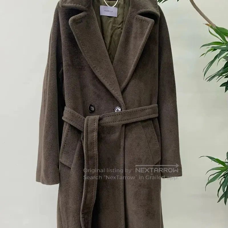 Max Mara MaxMara XL Green Women's Coat . Size XL / US 12-14 / IT 48-50 - 3 Thumbnail