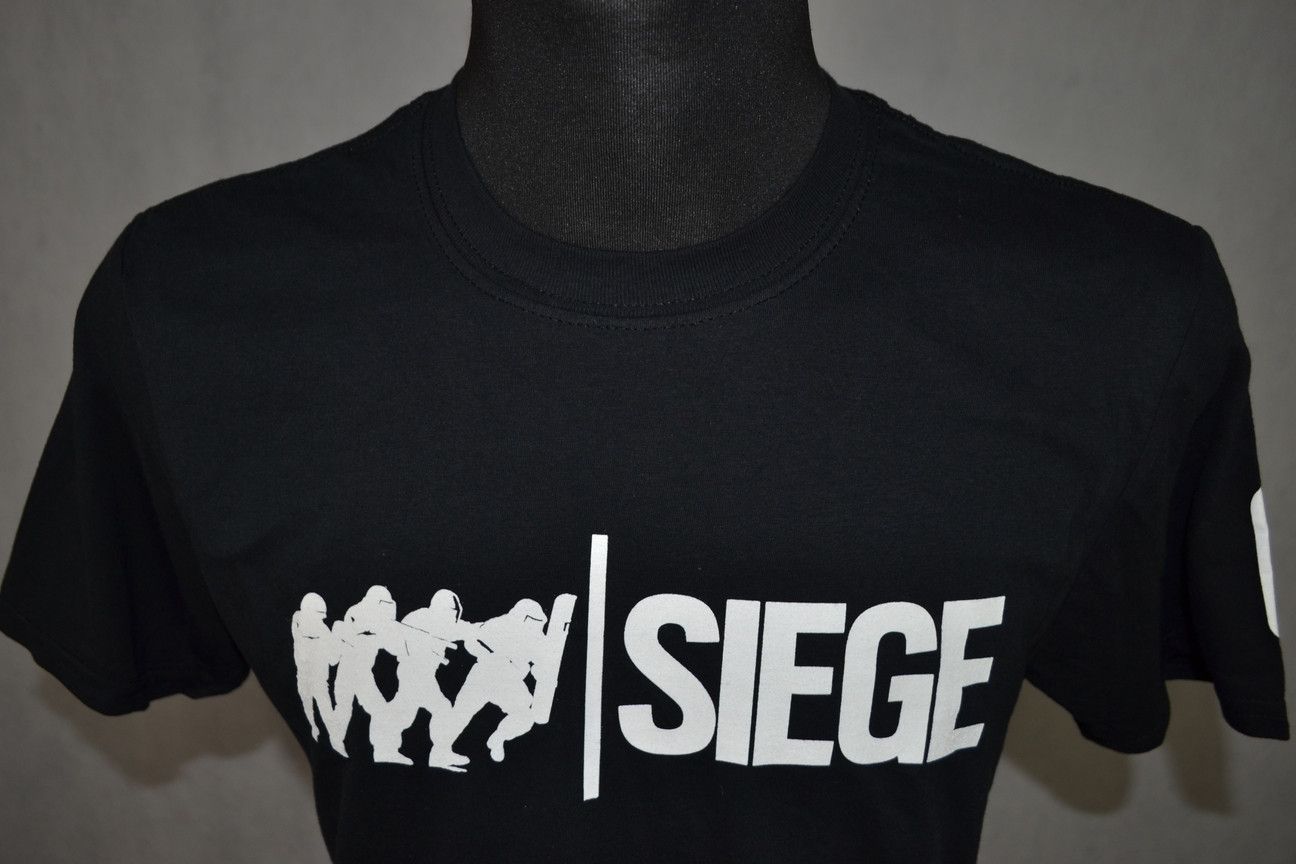 Playstation 2015 Tom Clancy’s Rainbow Six Siege Ubisoft game promo tee M Size US M / EU 48-50 / 2 - 3 Thumbnail