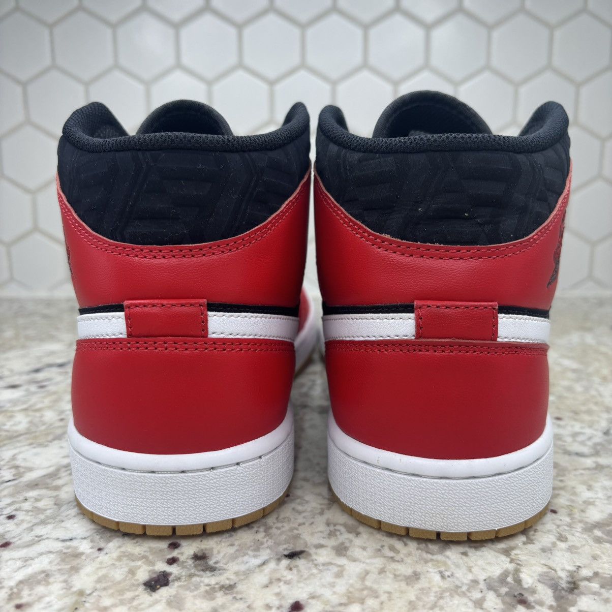 Jordan Brand Size 10-Jordan 1 Mid SE Christmas LIGHTLY WORN W BOX Size US 10 / EU 43 - 9 Thumbnail