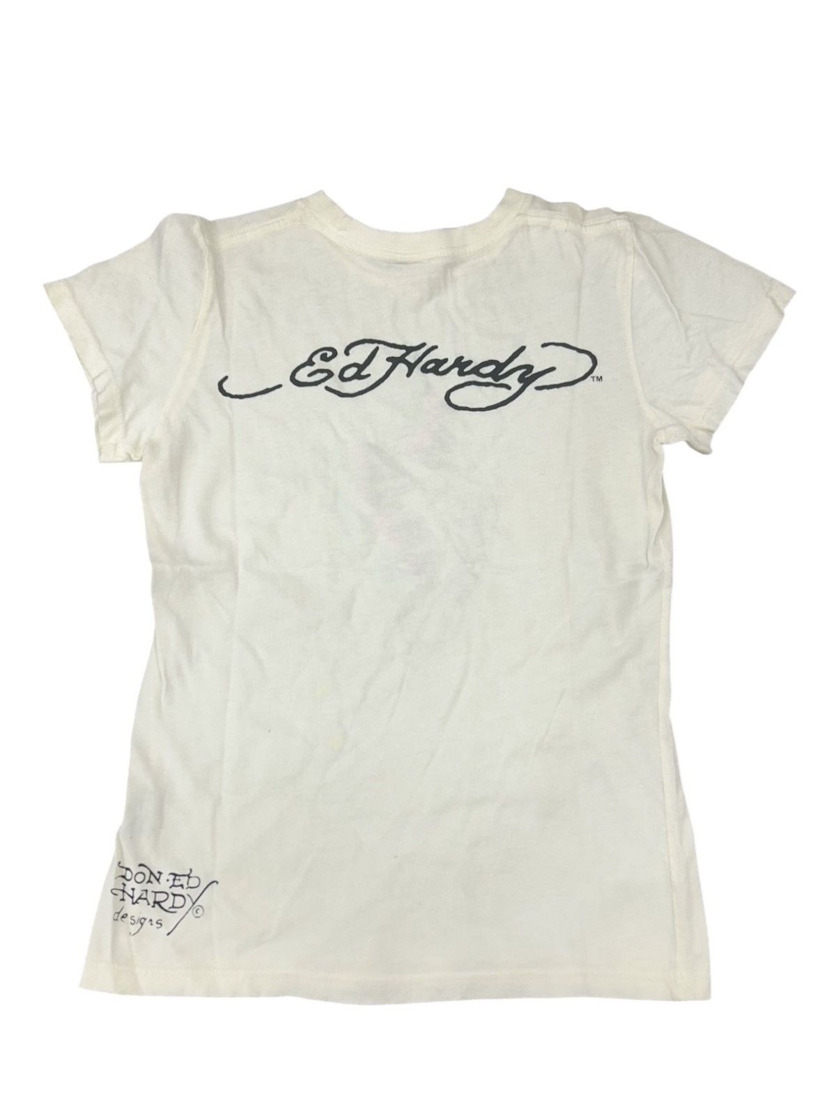 Ed Hardy Ed Hardy by Christian Audigier "Butterfly" Graphic Tee | NWT Size XS / US 0-2 / IT 36-38 - 4 Thumbnail