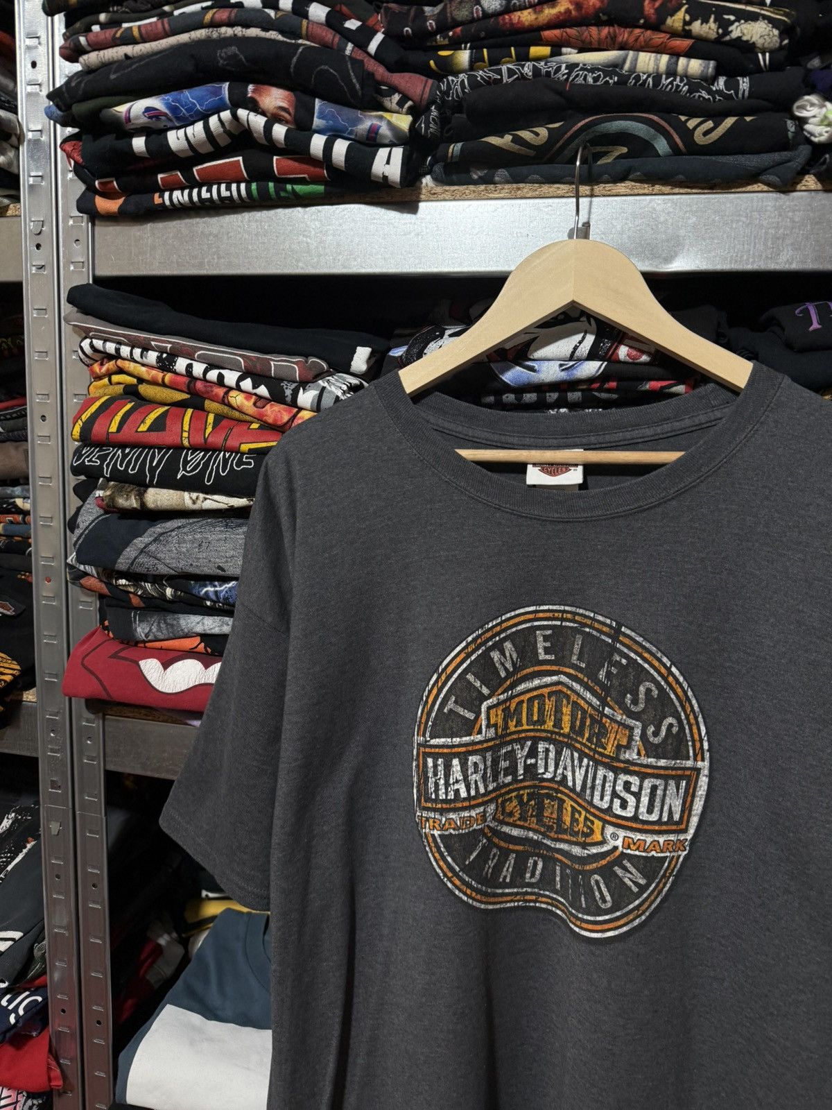 Harley Davidson Vintage 2016 Empire Harley Davidson USA New Rochelle T-Shirt Size US XXL / EU 58 / 5 - 3 Thumbnail