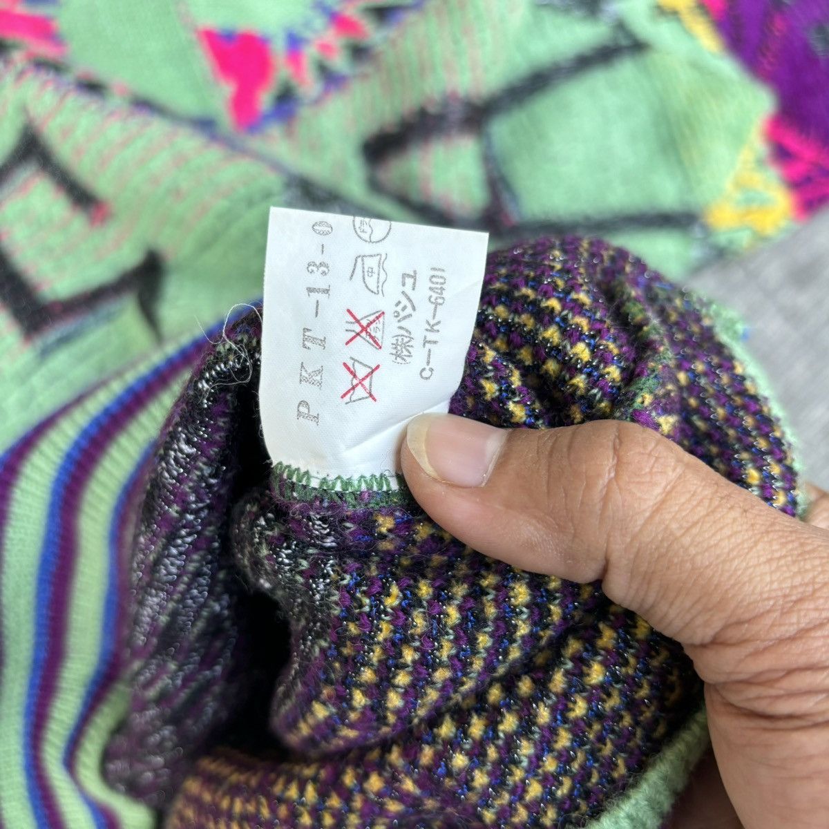 Coogi × Designer Coogi style Pashu Shin Hosokawa knitwear 3D Art Size US L / EU 52-54 / 3 - 7 Thumbnail