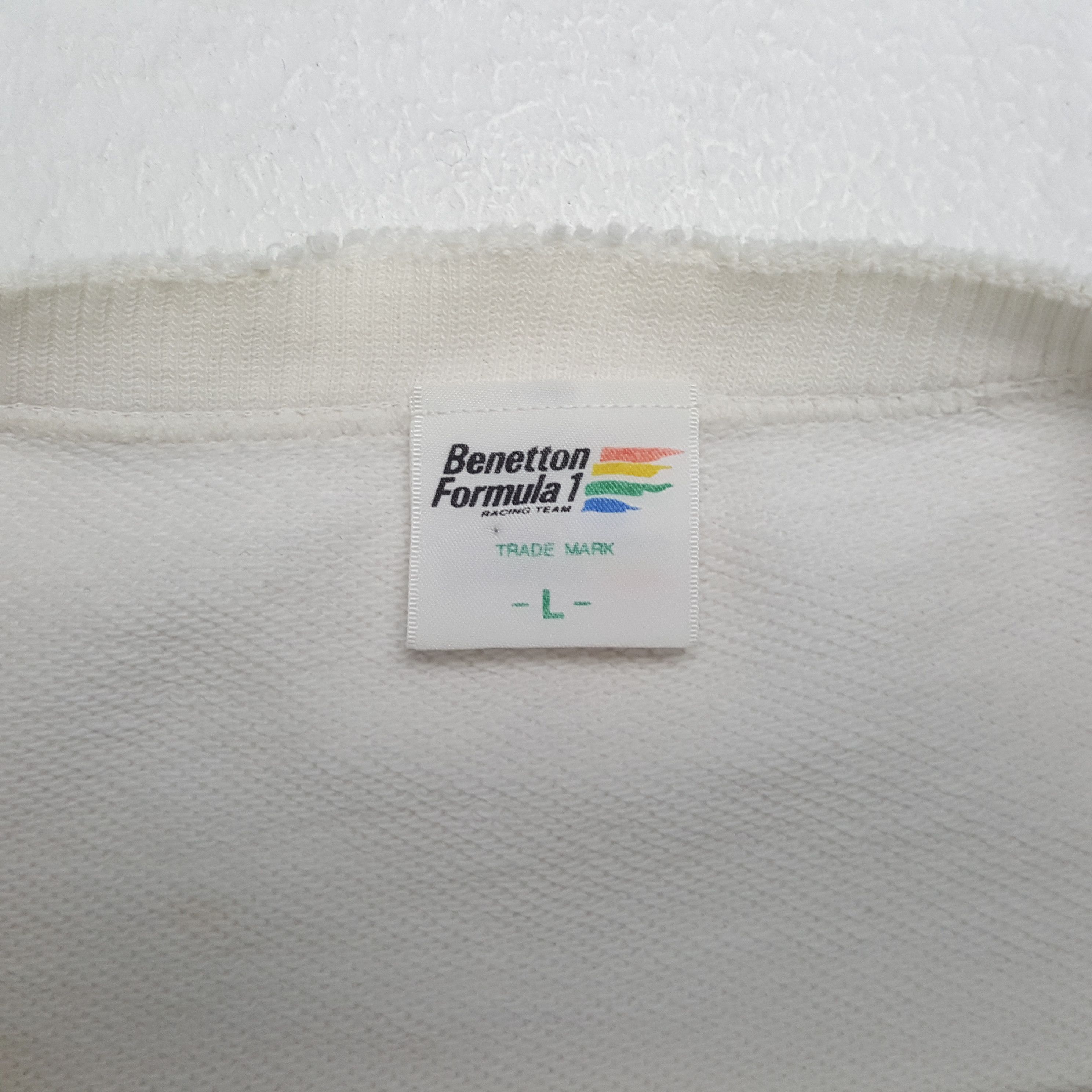 Benetton Benetton Formula 1 Racing Team Sweatshirt C298N29 Size US XXL / EU 58 / 5 - 7 Thumbnail
