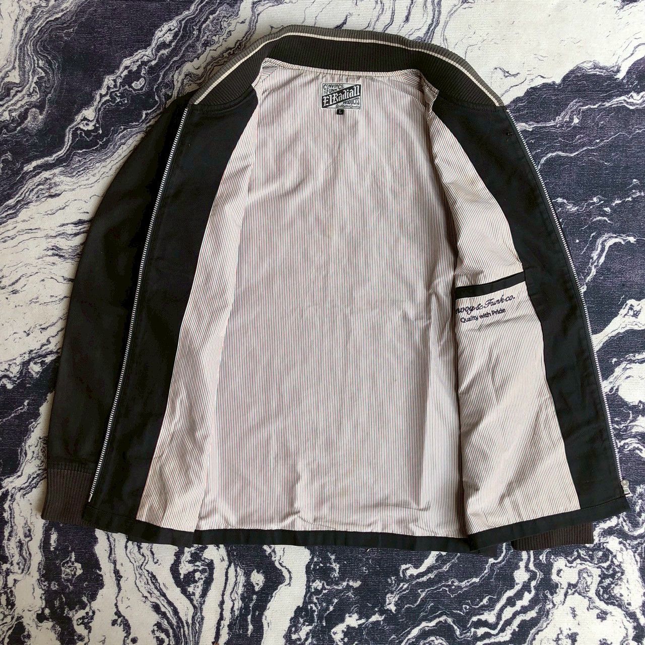 Japanese Brand Vintage El Radiall Convoy & Funk Co Work Jacket Size US L / EU 52-54 / 3 - 2 Thumbnail