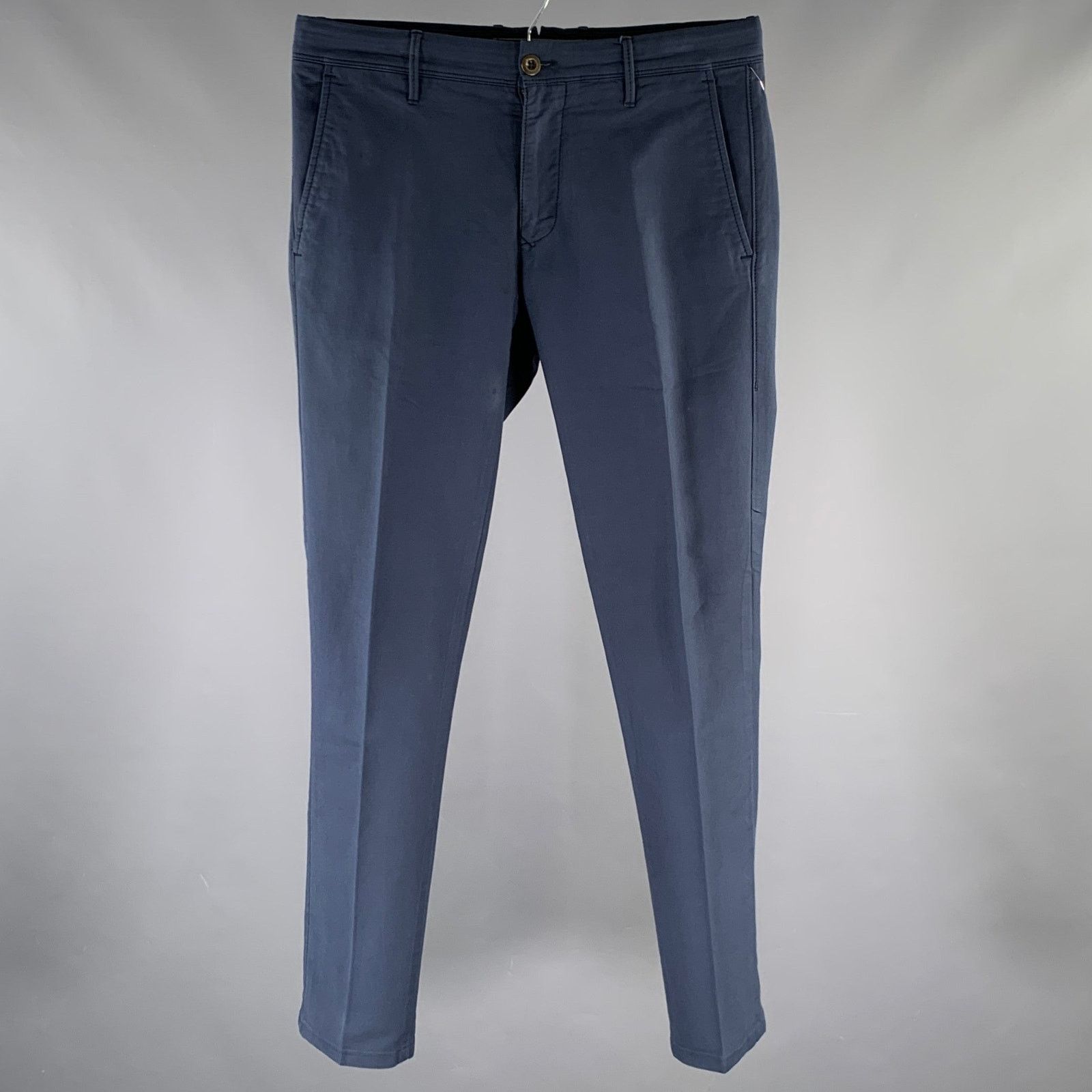 Incotex INCOTEX Size 32 Navy Slim Casual Pants Size US 30 / EU 46 - 1 Thumbnail