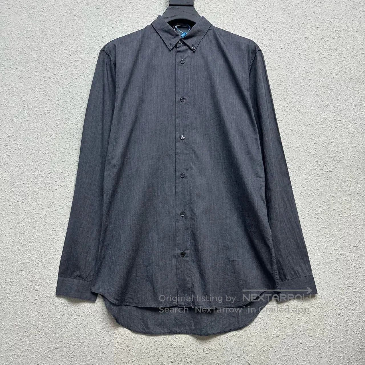 Dior Dior Dark Gray Long Sleeve Shirt Size 38. Size US S / EU 44-46 / 1 - 1 Thumbnail