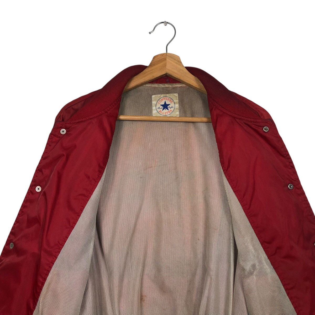 Japanese Brand 📌Vintage Bomber Jacket Converse All Star Boston Mass Usa Size US M / EU 48-50 / 2 - 15 Thumbnail