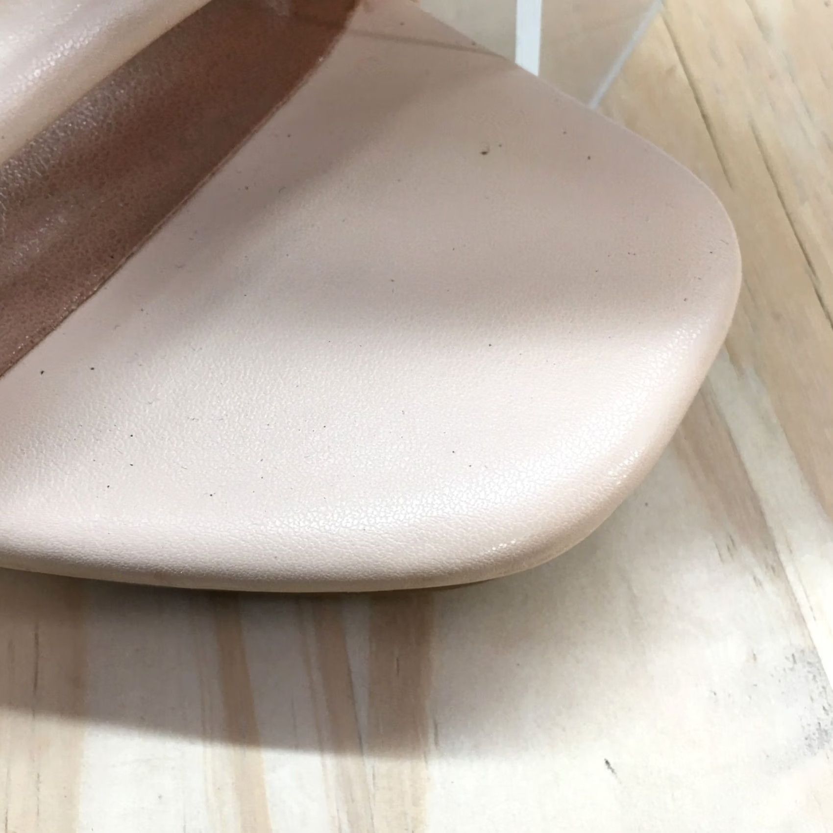 Dolce Vita Dolce Vita Heels Womens 10 Pyro Platform Beige Faux Leather Embossed Block Shiny Vintage: No Size US 10 / IT 40 - 3 Thumbnail