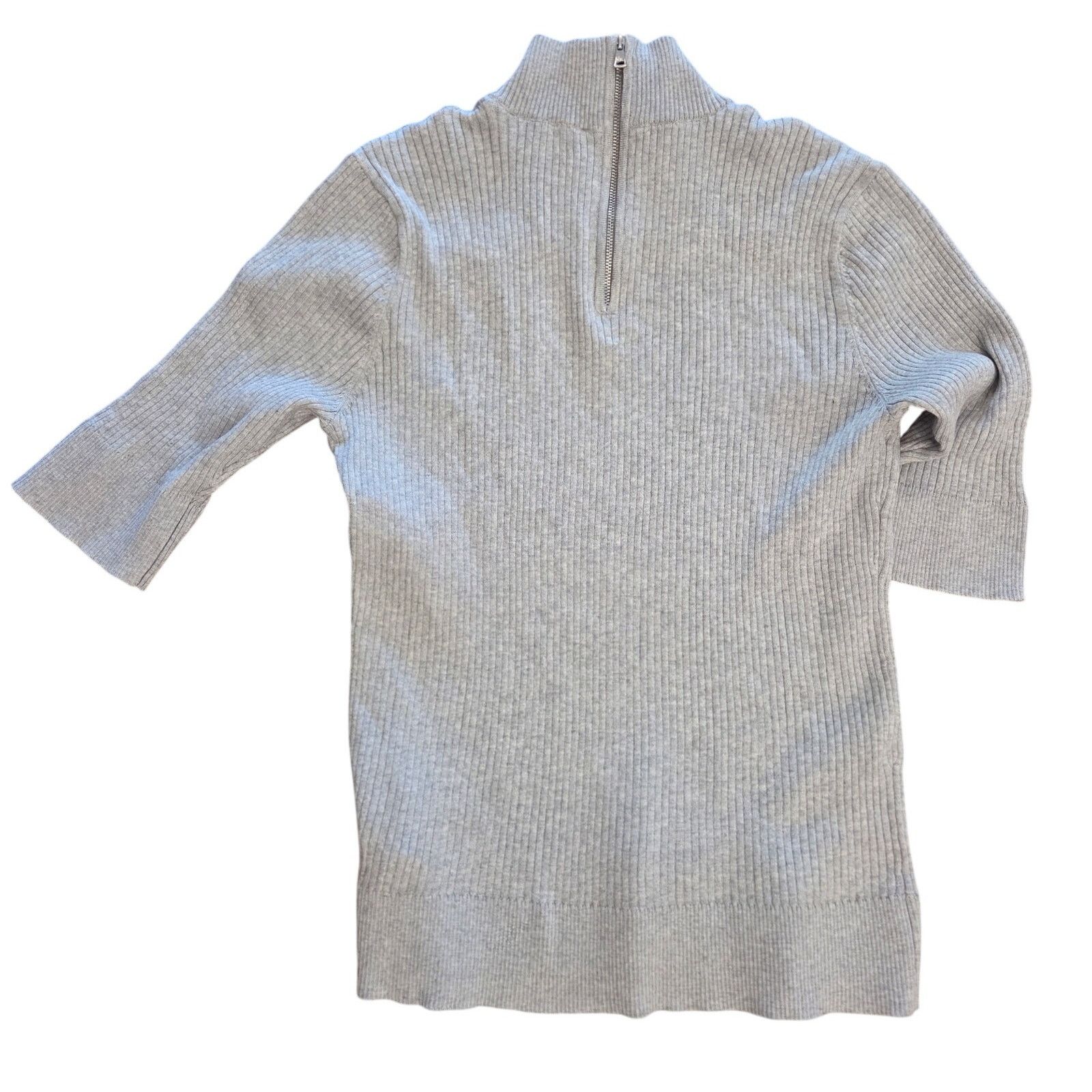 DKNY DKNY Grey Ribbed sweater vintage - XL - NEW with tags Size XL / US 12-14 / IT 48-50 - 2 Thumbnail