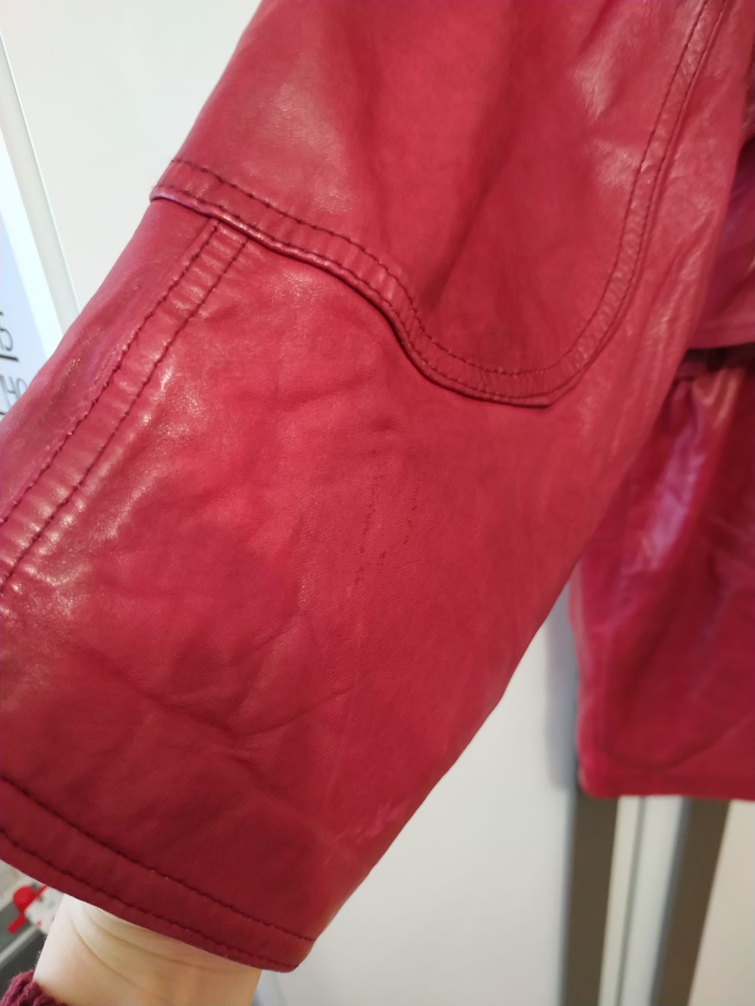 Leather Nancy Lord burgundy red leather coat Size M / US 6-8 / IT 42-44 - 9 Thumbnail