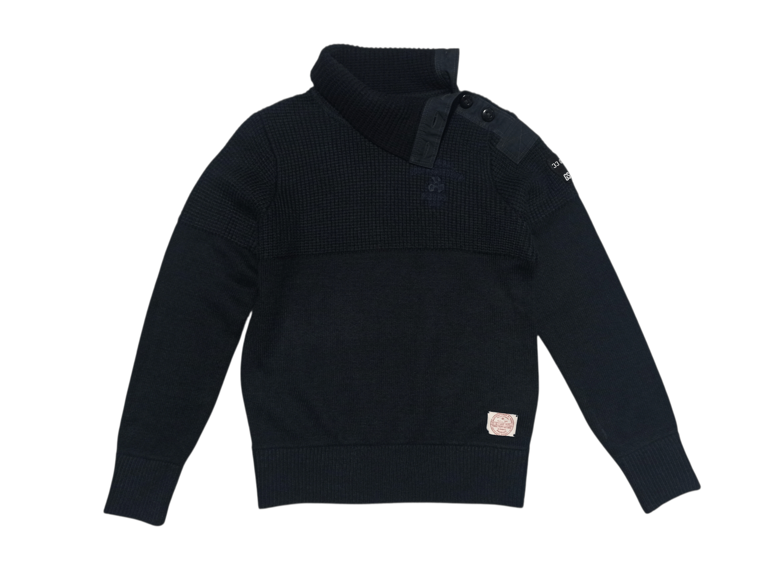 G-Star G-Star RAW High Neck Button Knit Sweater Size US L / EU 52-54 / 3 - 1 Thumbnail