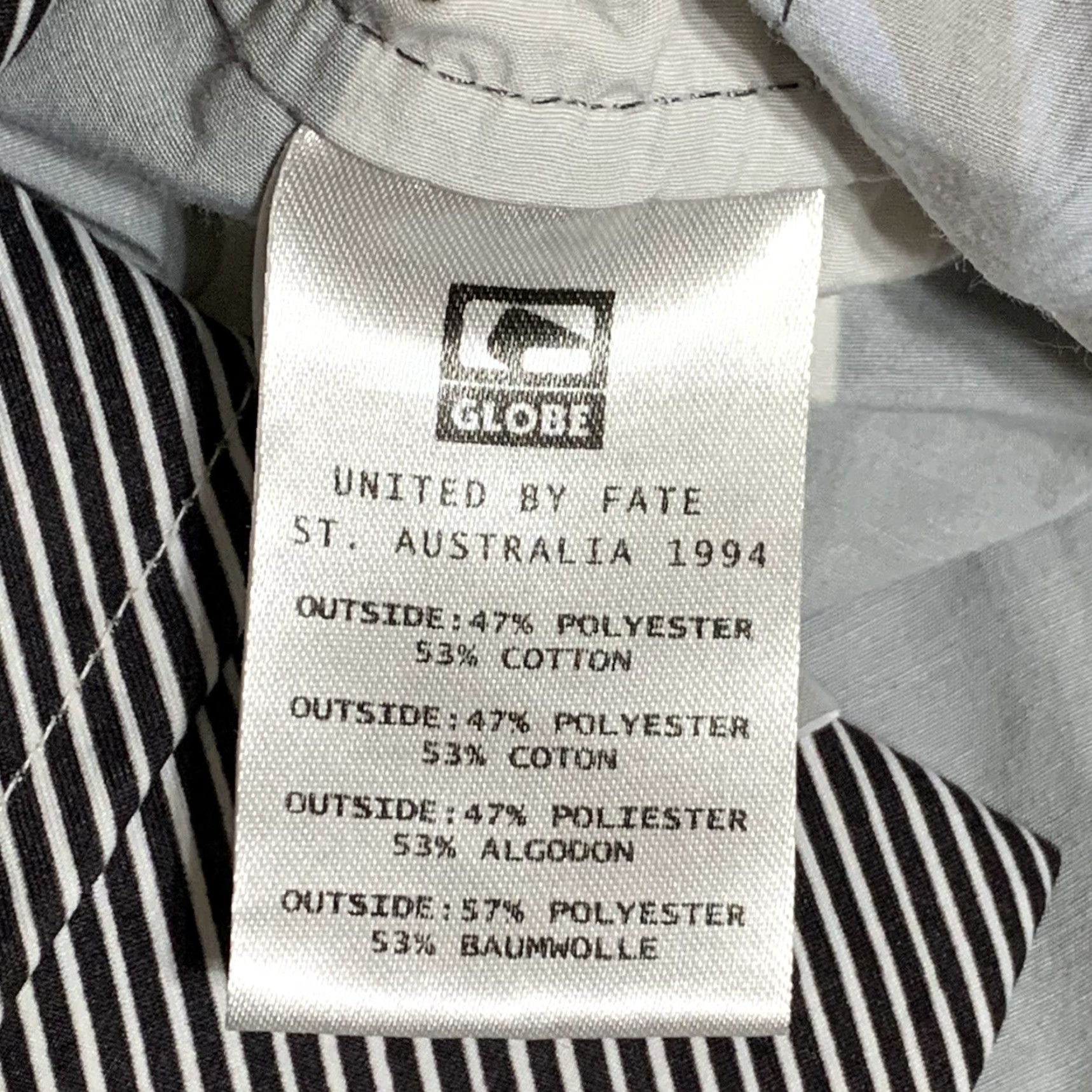 Globe Globe United by Fate Striped Quick Dry Mens Boardshorts SZ 32 Size US 32 / EU 48 - 8 Thumbnail