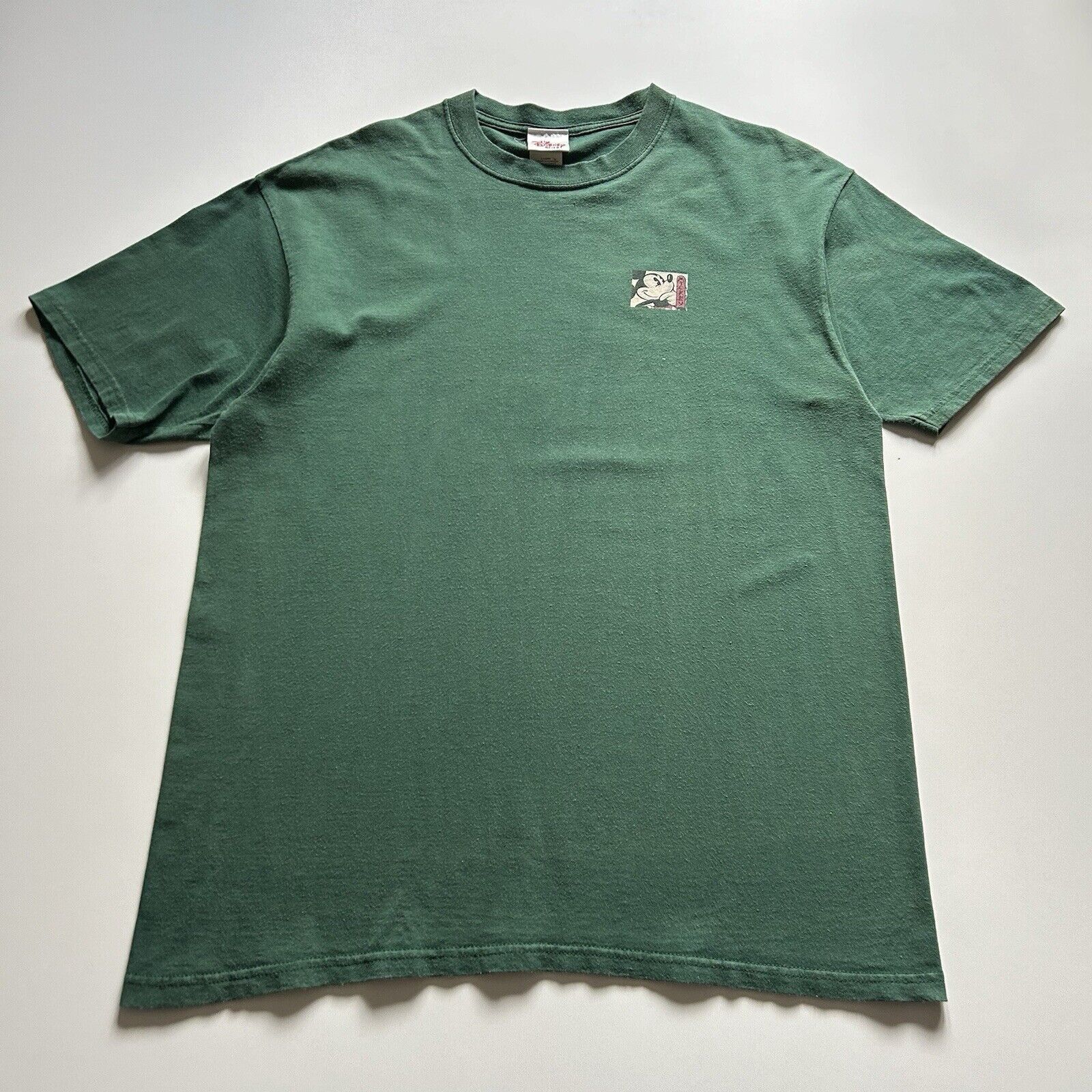 Disney Vintage 90s Mickey Mouse Japan Disney T Shirt XL Green Rare Size US XL / EU 56 / 4 - 3 Thumbnail