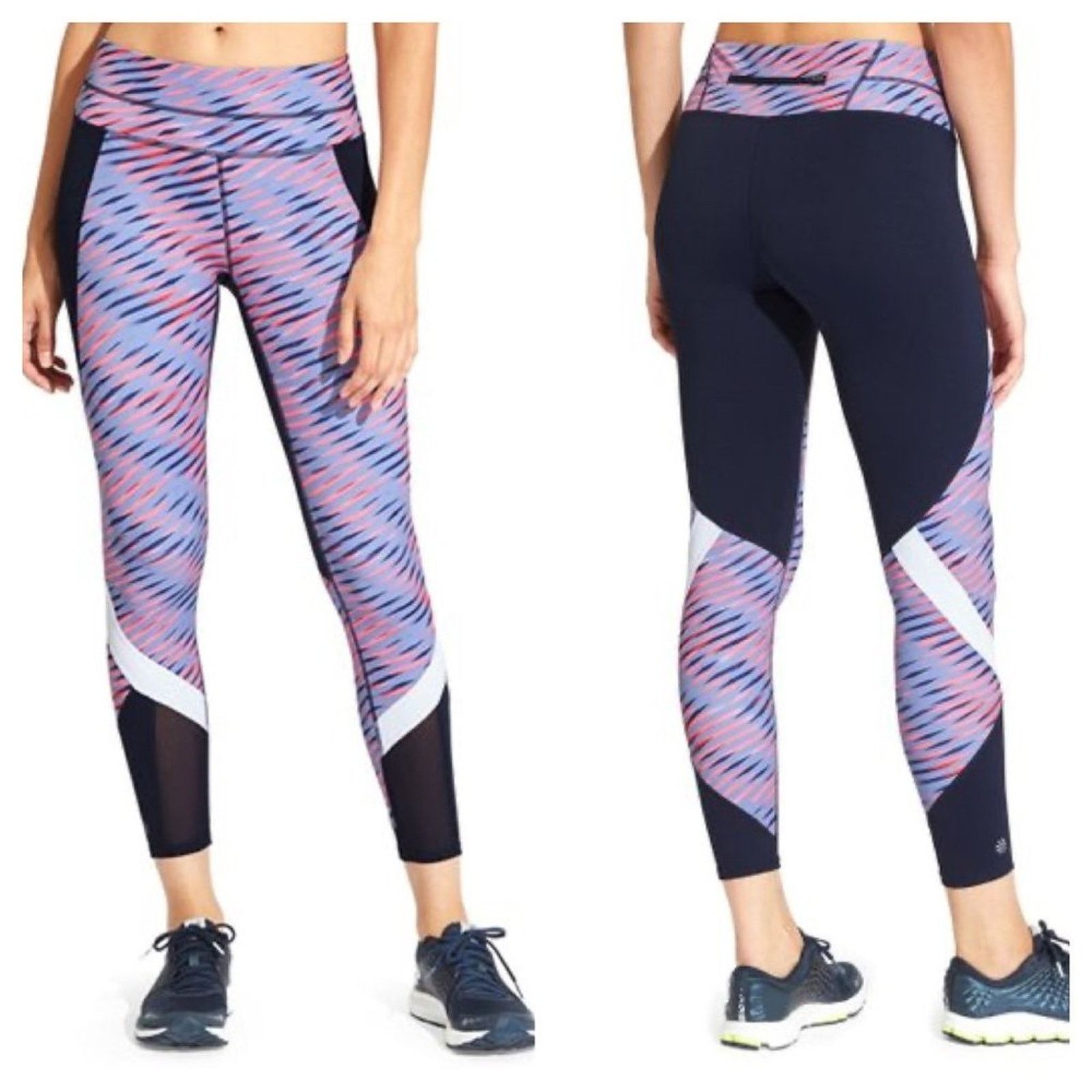Athleta Athleta Electra Sonar 7/8 Leggings Colorblock Size 27" / US 4 / IT 40 - 1 Thumbnail