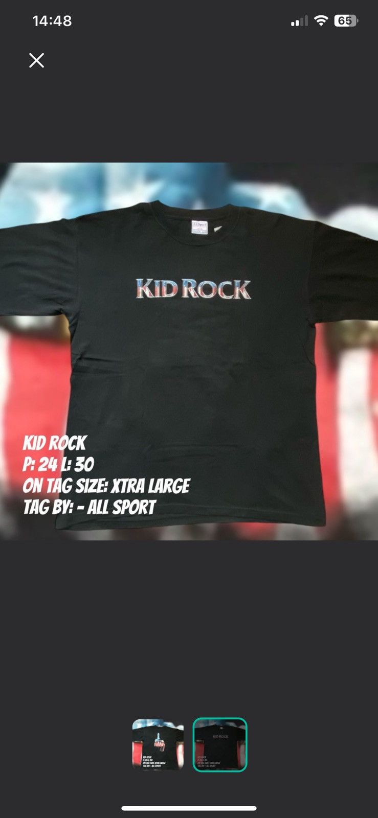 Band Tees Kid Rock Band Tee Size US XL / EU 56 / 4 - 1 Thumbnail