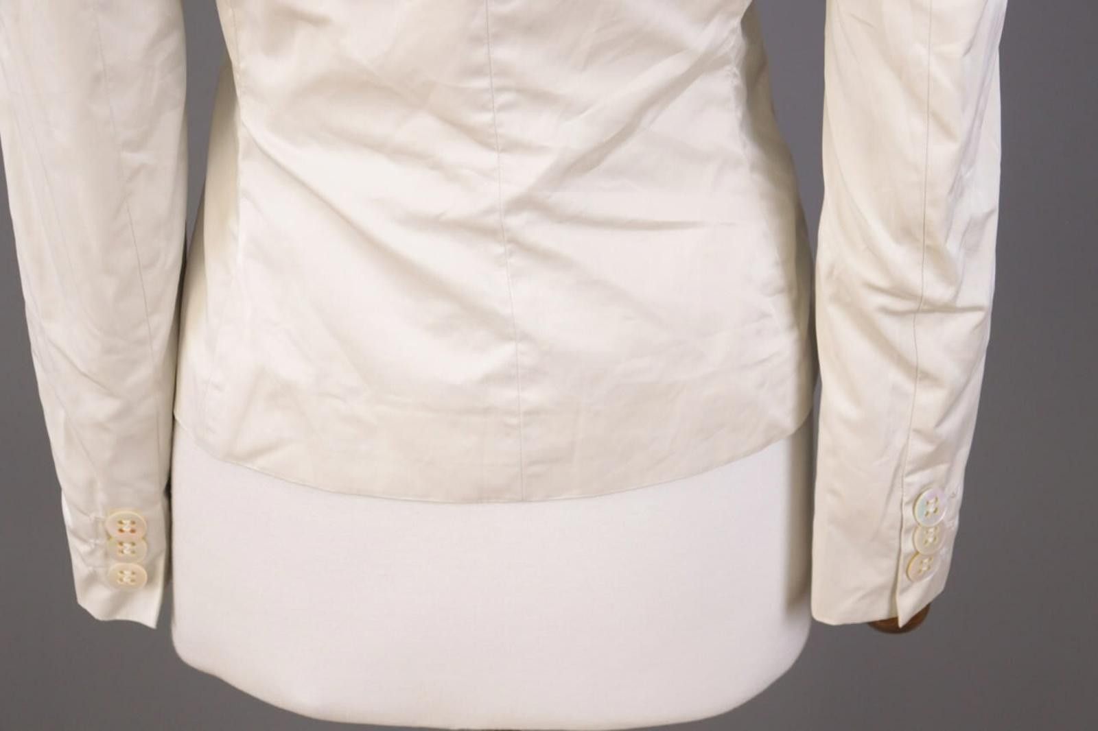 Designer Max Mara Cream Cupri Jacket Size I 40 / USA 6 / GB 8 Size M / US 6-8 / IT 42-44 - 11 Thumbnail