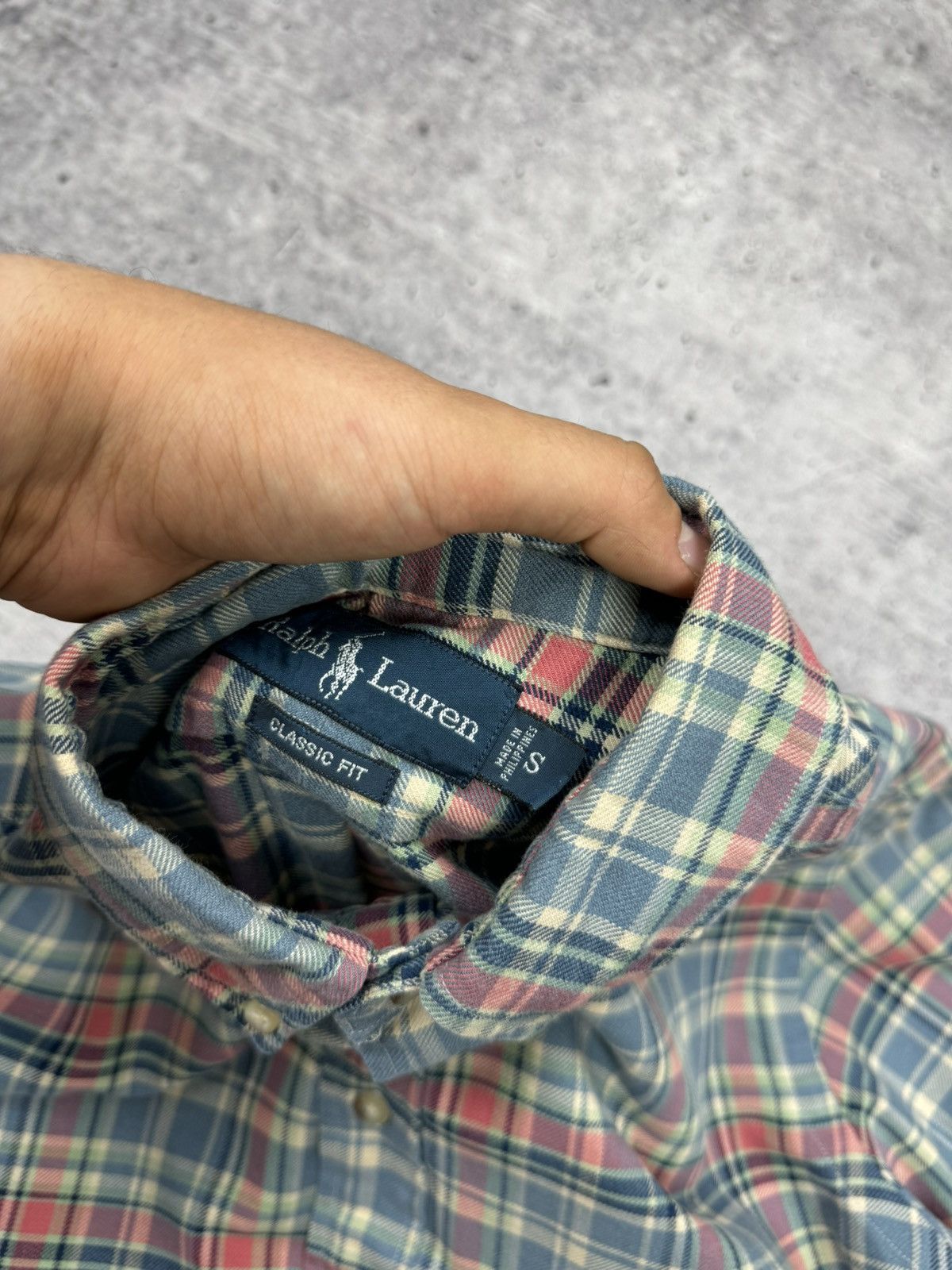 Polo Ralph Lauren × Vintage Vintage Y2K Style Ralph Lauren Plaid Checkered Flannel Shirt Size US S / EU 44-46 / 1 - 10 Thumbnail