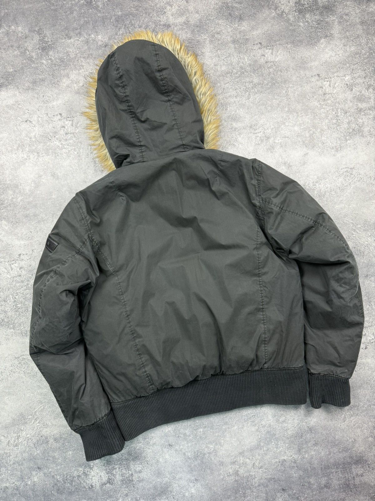 Diesel Diesel Y2K Fur Mohair Puffer Bomber Jacket Size US L / EU 52-54 / 3 - 21 Thumbnail
