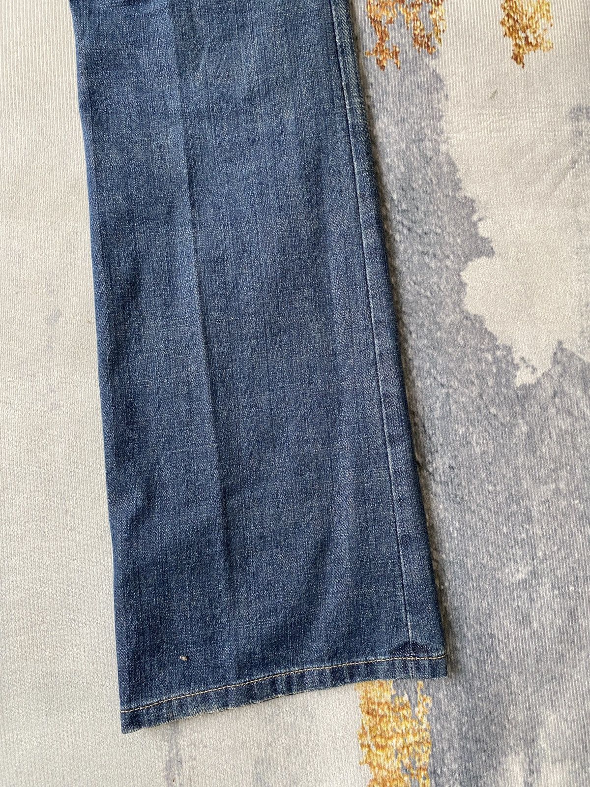 Diesel Vintage Diesel Low Rise Flare Blue Faded Denim Size US 28 / EU 44 - 10 Thumbnail