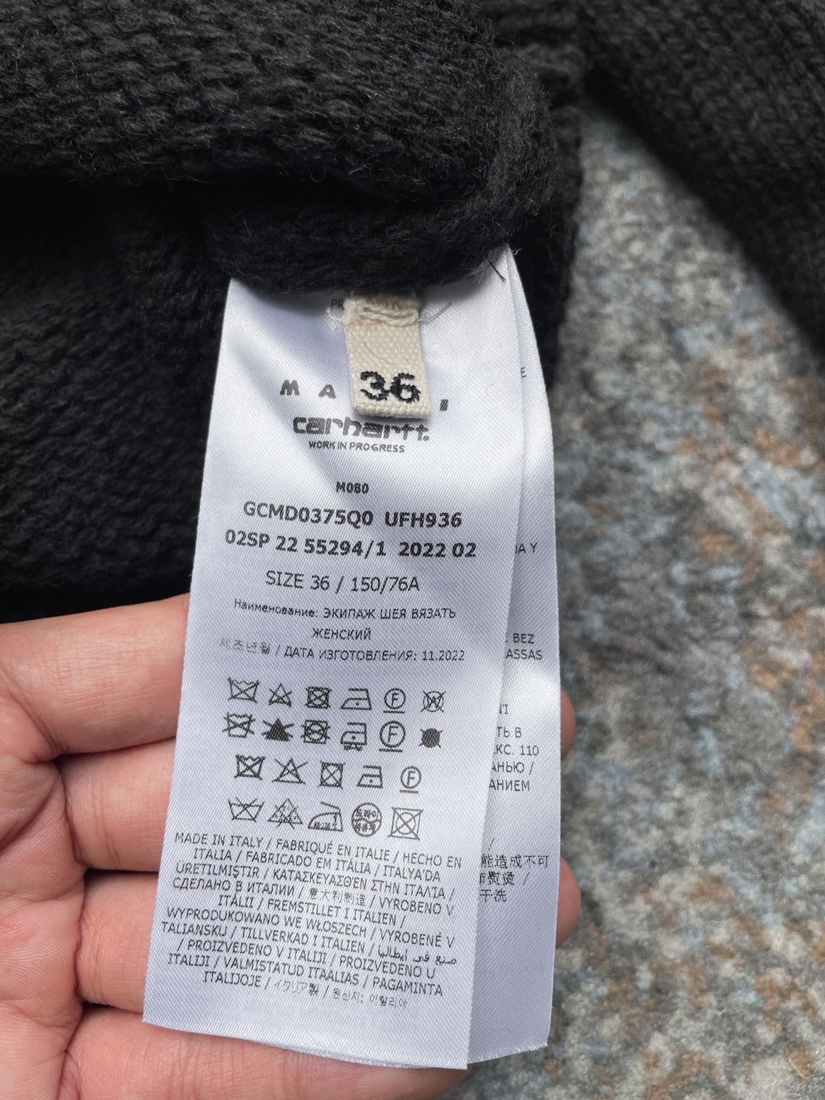 Carhartt Wip × Marni Carhartt Wip x Marni Roundneck sweater Size US XS / EU 42 / 0 - 5 Thumbnail