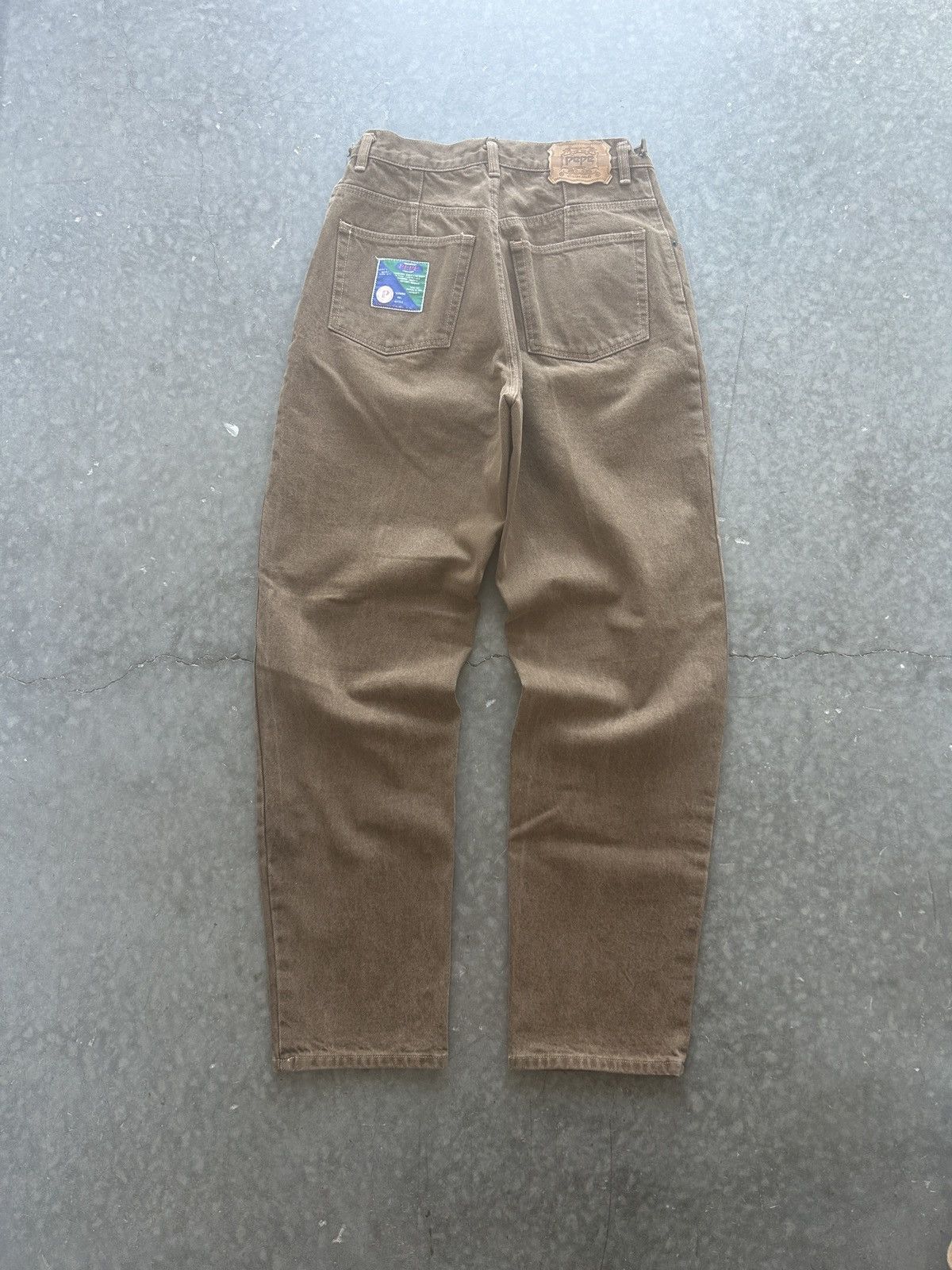 Pepe Jeans × Vintage Vintage 90s Pepe Brown Denim Jeans 30x33 Size US 30 / EU 46 - 10 Thumbnail
