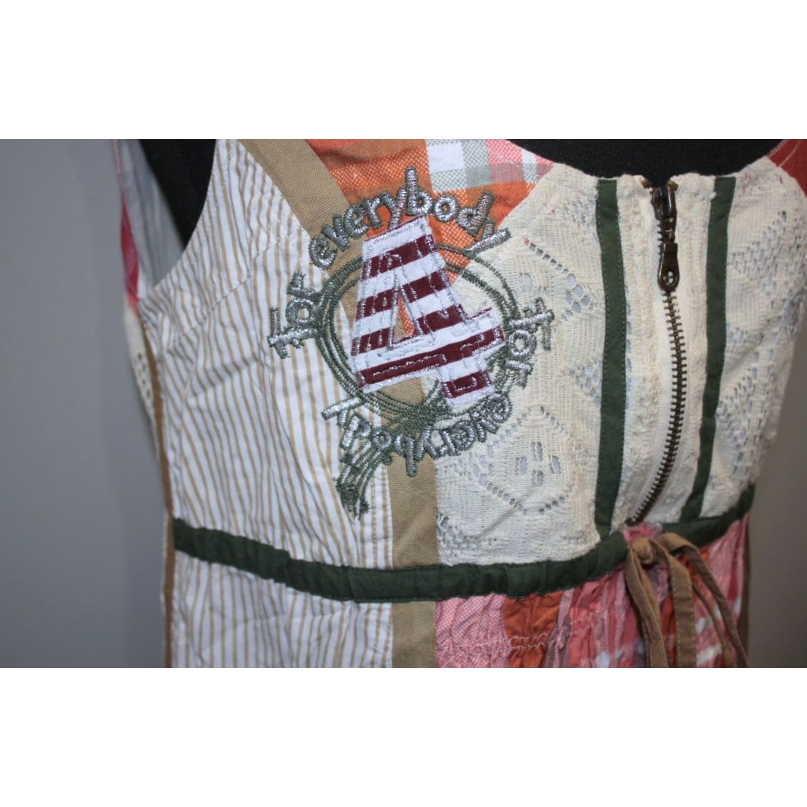 Desigual Desigual Dress Womens Midi A-Line Multicoloured 42 VINTAGE (if applicable) Size M / US 6-8 / IT 42-44 - 4 Thumbnail