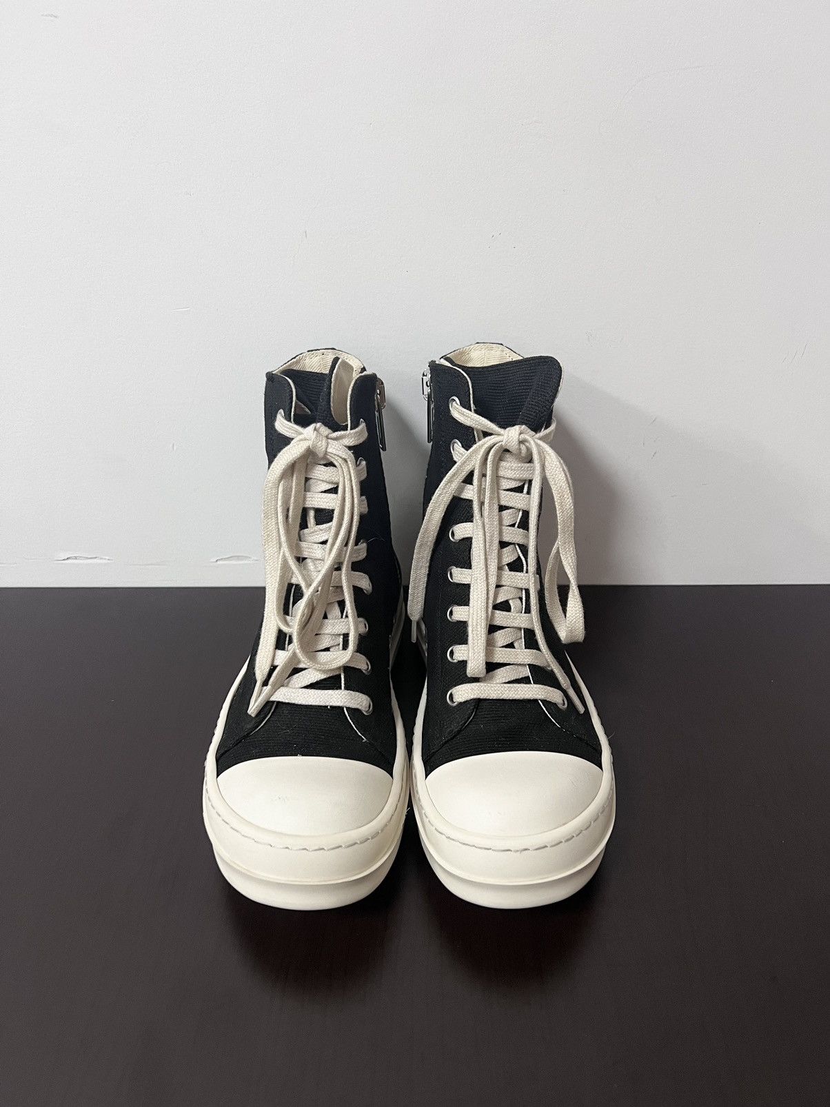 Rick Owens Drkshdw Rick owens ramones high top sneakers sz 36 Size US 6 / IT 36 - 3 Thumbnail