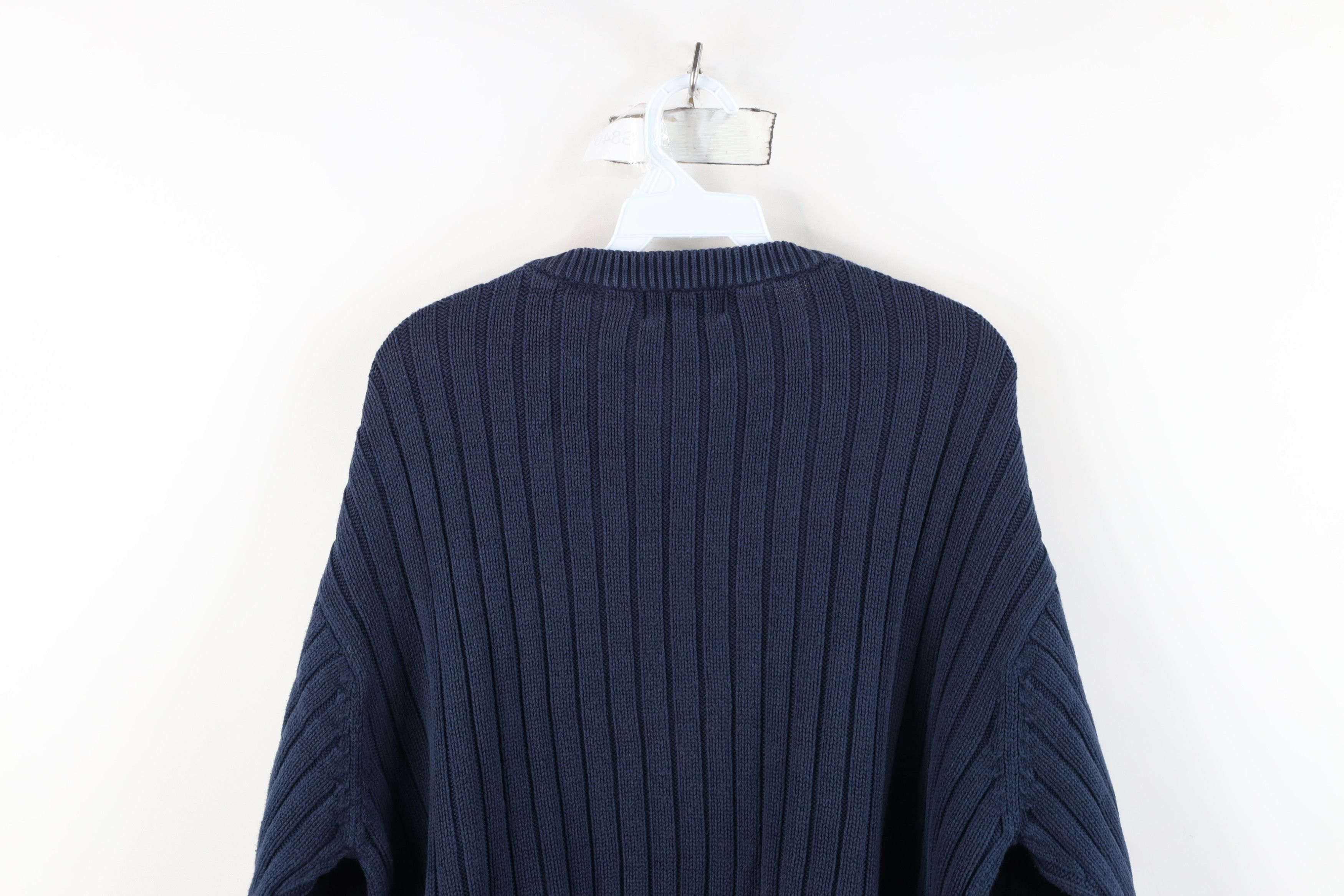 Vintage Vintage 90s Streetwear Heavyweight Ribbed Knit Sweater Size US XL / EU 56 / 4 - 10 Thumbnail