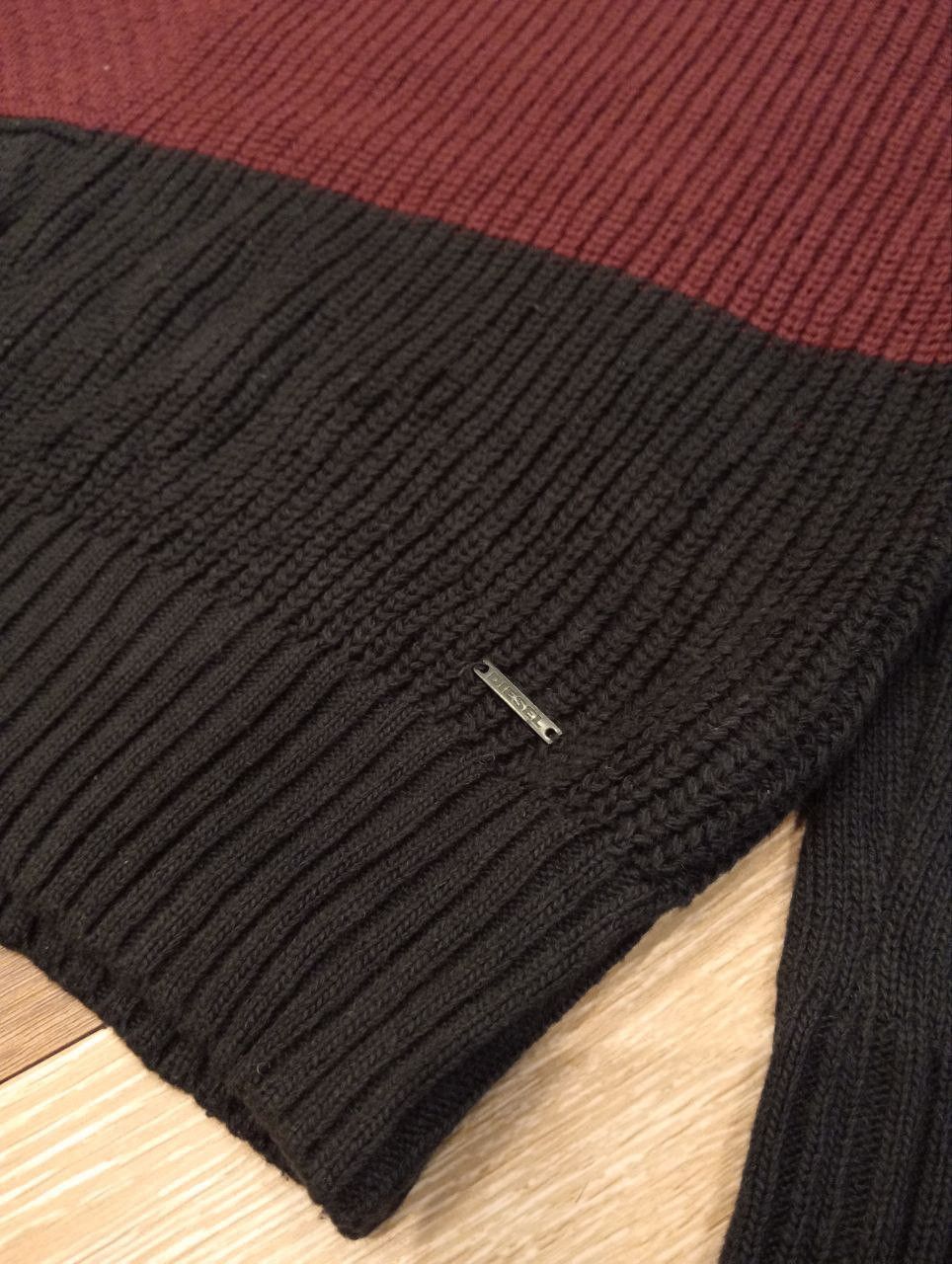 Diesel DIESEL ACRYLIC+WOOL+COTTON+MOHAIR KNITTED SWEATER Size US XXL / EU 58 / 5 - 6 Thumbnail