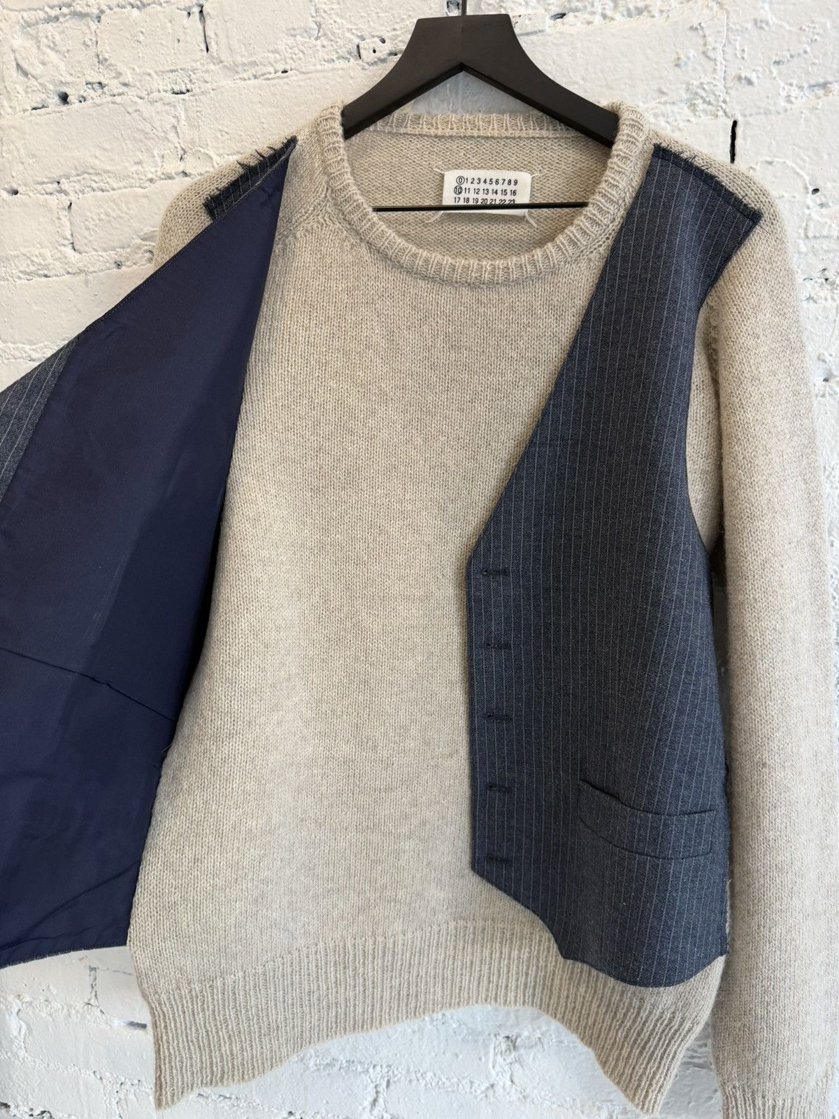 Maison Margiela A/W 06-07 MAISON MARTIN MARGIELA RECONSTRUCTED SWEATER Size US M / EU 48-50 / 2 - 2 Thumbnail