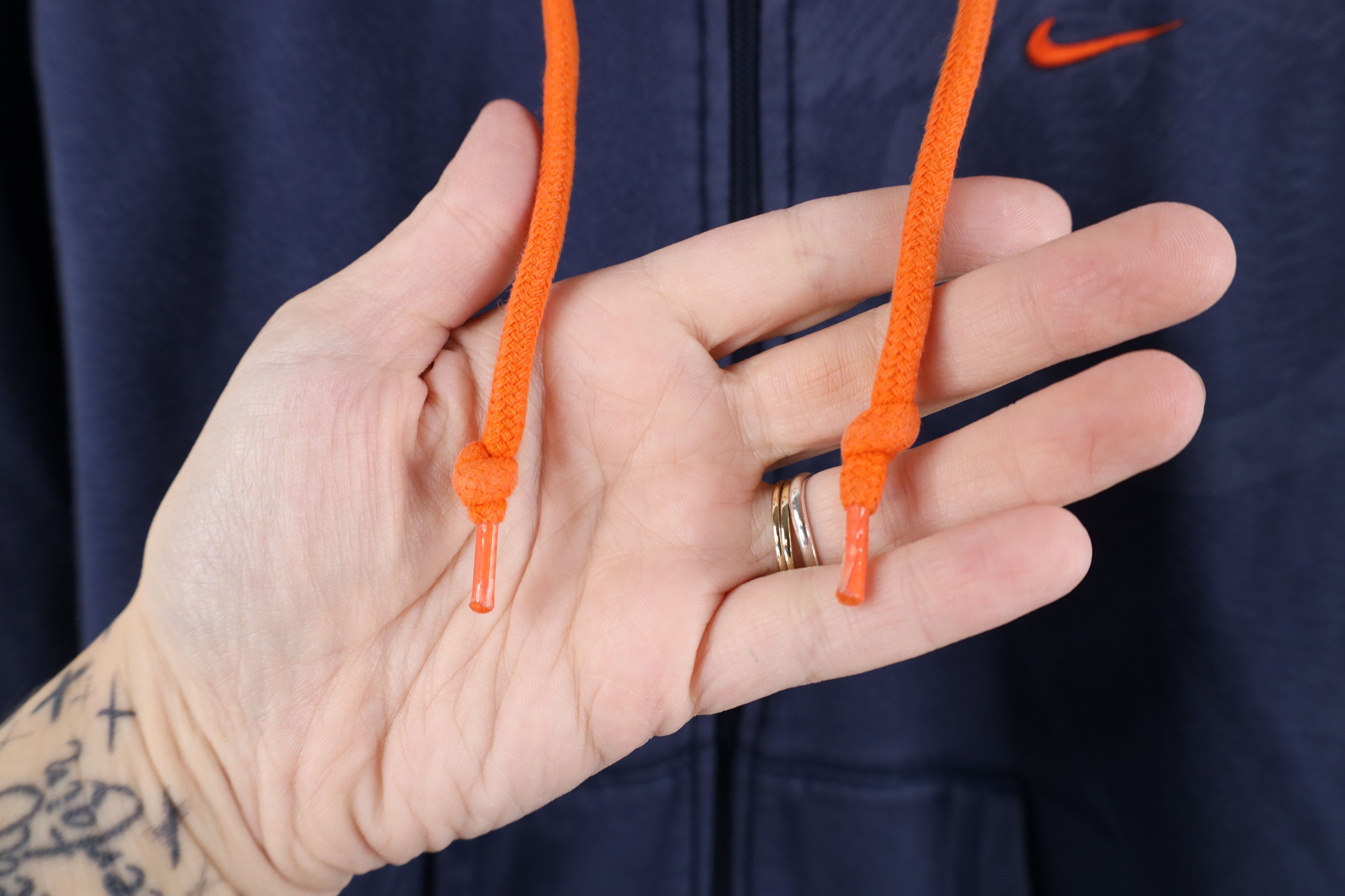 Nike Vintage Nike Travis Scott Mini Swoosh Detroit Tigers Hoodie Size S / US 4 / IT 40 - 8 Thumbnail
