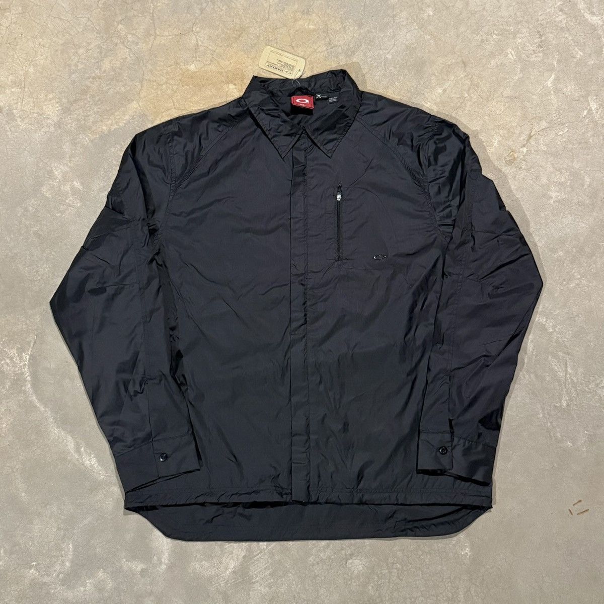 Oakley Brand New 2000s Oakley Software Nylon Zip Windbreaker Jacket Size US XL / EU 56 / 4 - 1 Thumbnail