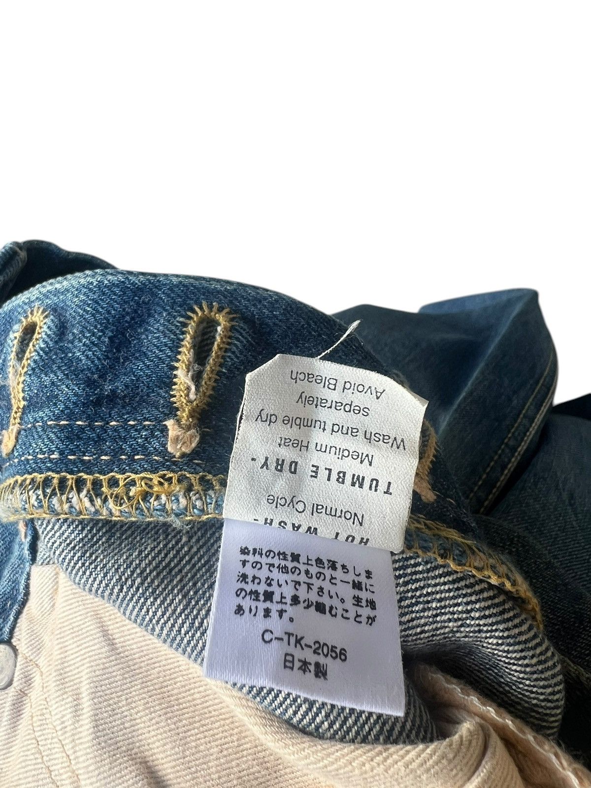 Lee Vintage 90s Lee Union Made Denim Lot 2101 WW2 Selvedge Jeans Size US 32 / EU 48 - 23 Thumbnail