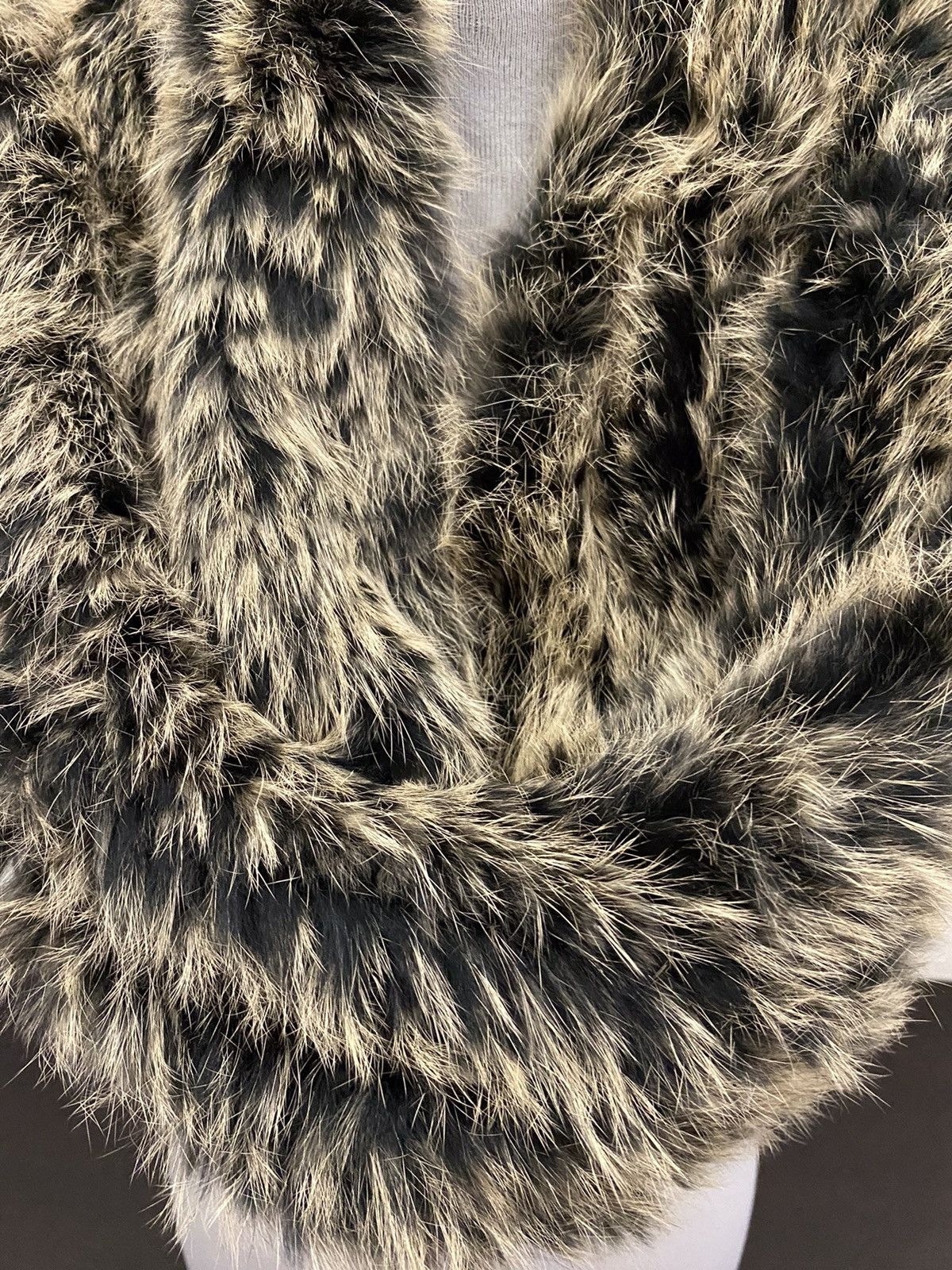 Japanese Brand Japanese Brand Nabro Mink Fur Fleece Round Neck Scarf Size ONE SIZE - 4 Thumbnail