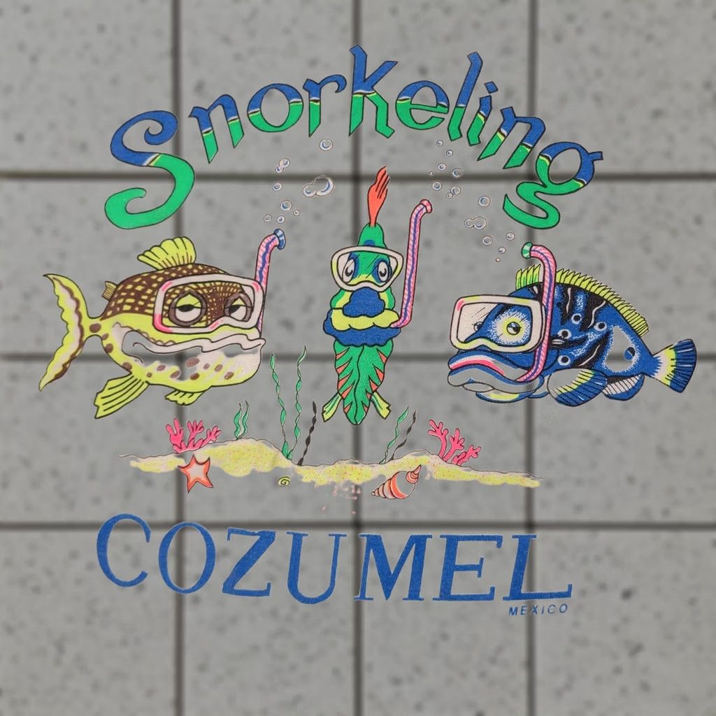 Vintage VINTAGE Cozumel Mexico Snorkeling Scuba Diving Graphic T-Shirt Mens Size Small Size US S / EU 44-46 / 1 - 1 Thumbnail