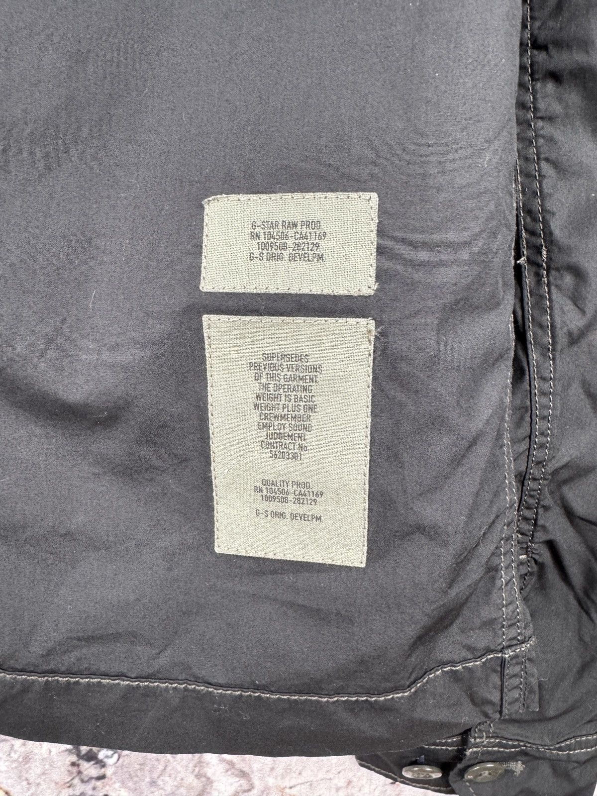 G-Star Men’s G-Star Utility Poplin Indoor Jacket Black Size Small Size US S / EU 44-46 / 1 - 17 Thumbnail