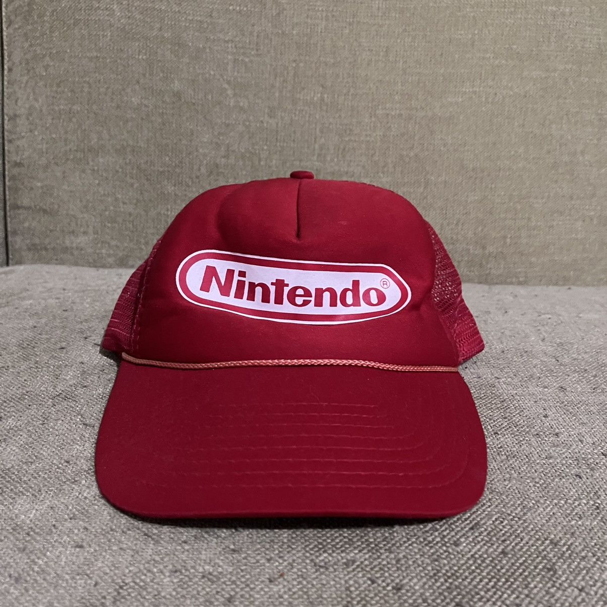 Nintendo × Vintage Vintage 80s Nintendo Nissin Cap Size ONE SIZE - 1 Thumbnail